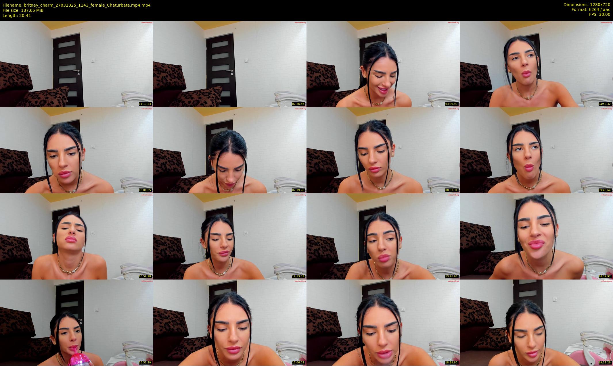 britney_charm — 21 minute Chaturbate female cam show recording, 720p, Mar 27, 2025