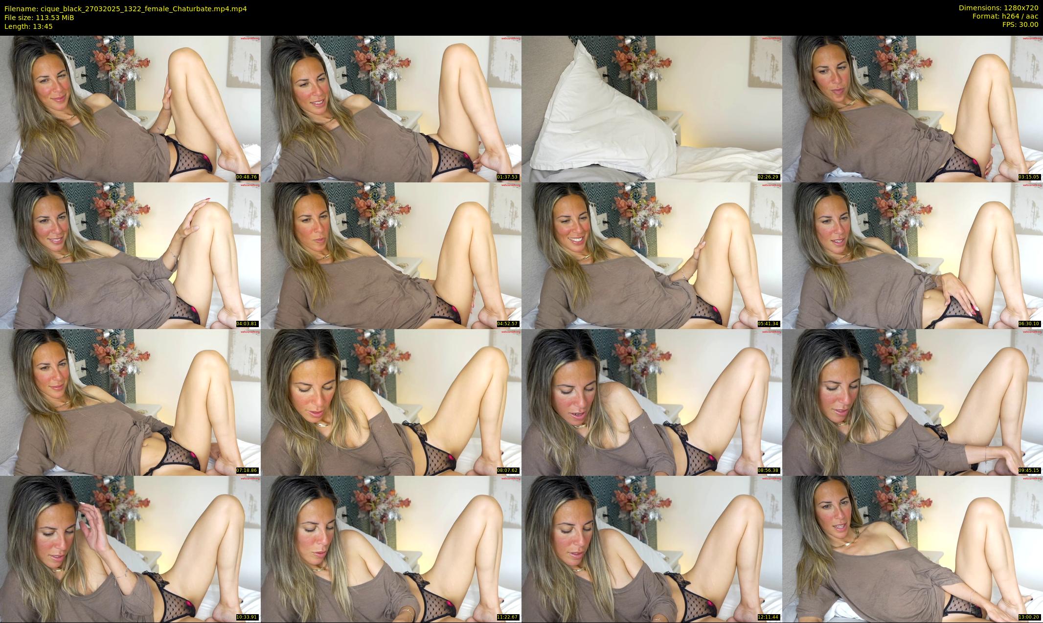 cique_black — 14 minute Chaturbate female cam show recording, 720p, Mar 27, 2025