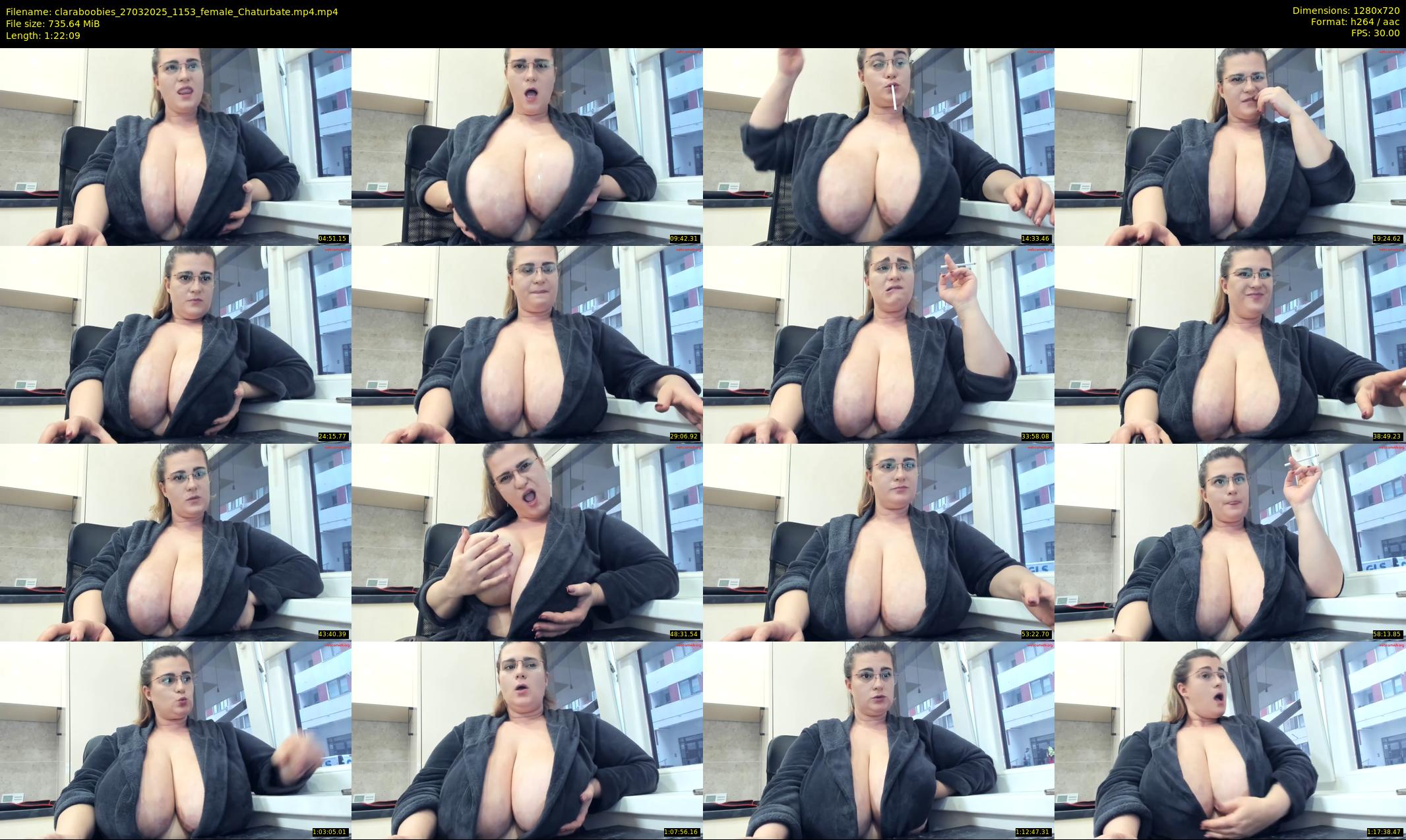 claraboobies — 83 minute Chaturbate female cam show recording, 720p, Mar 27, 2025