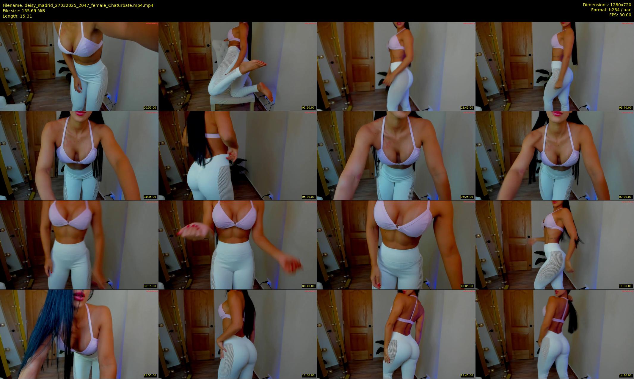 deisy_madrid — 16 minute Chaturbate female cam show recording, 720p, Mar 27, 2025