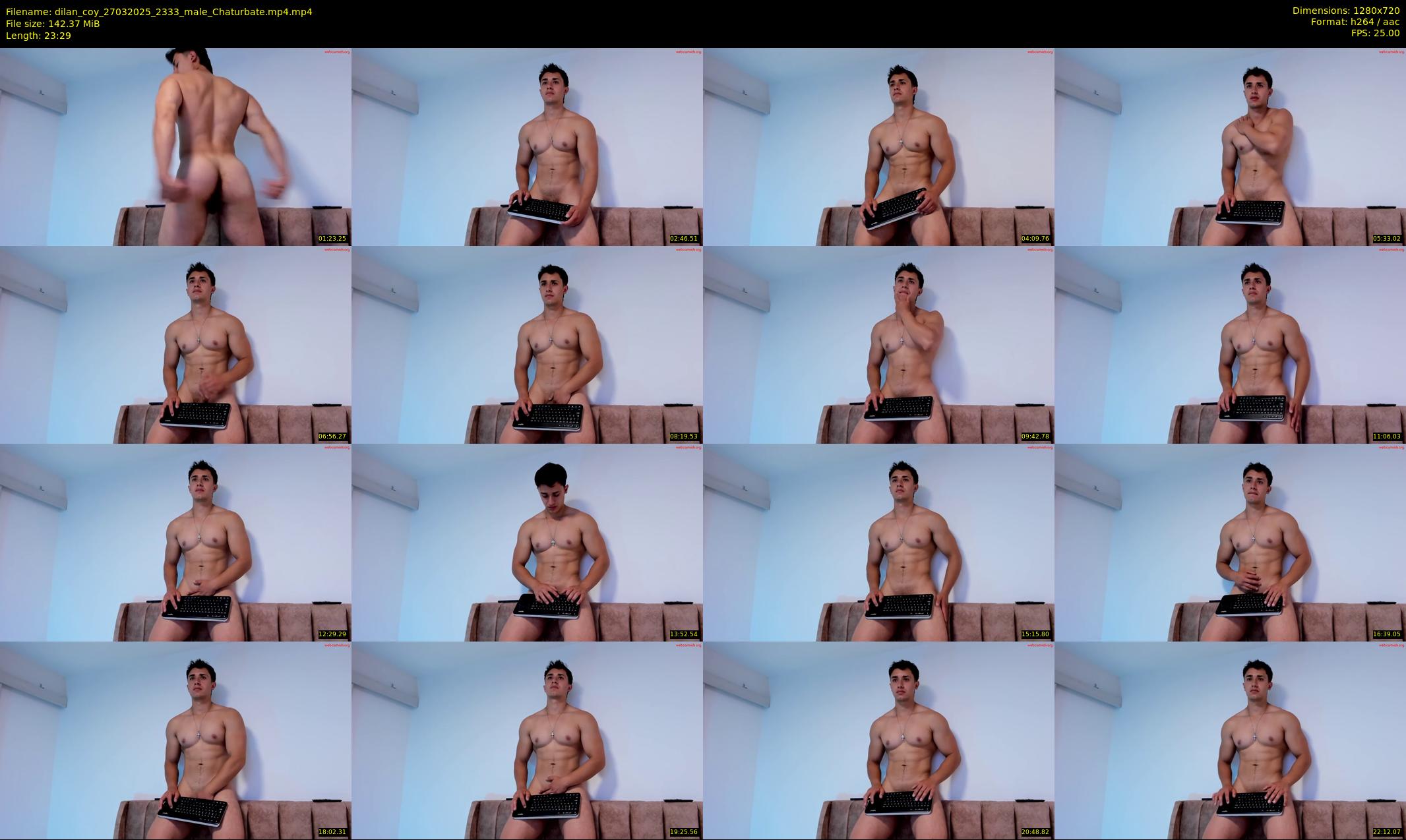dilan_coy — 24 minute Chaturbate male cam show recording, 720p, Mar 27, 2025