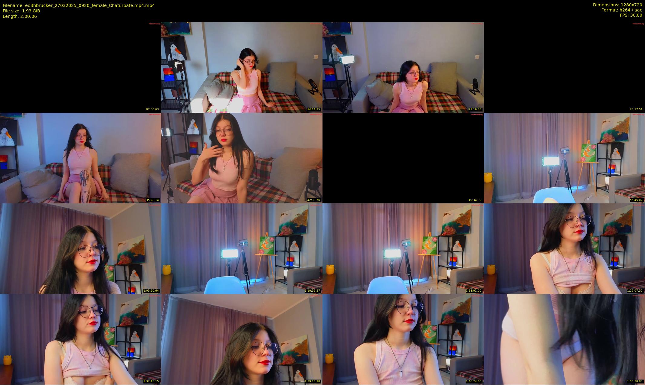 edithbrucker — 121 minute Chaturbate female cam show recording, 720p, Mar 27, 2025