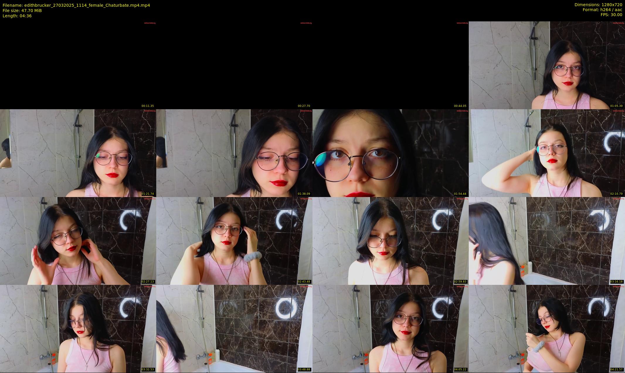 edithbrucker — 5 minute Chaturbate female cam show recording, 720p, Mar 27, 2025