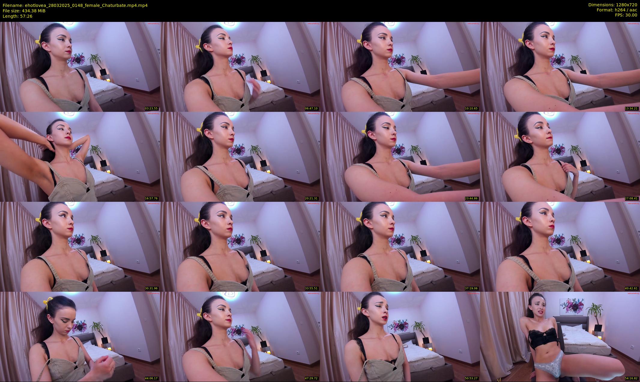 ehotlovea — 58 minute Chaturbate female cam show recording, 720p, Mar 28, 2025