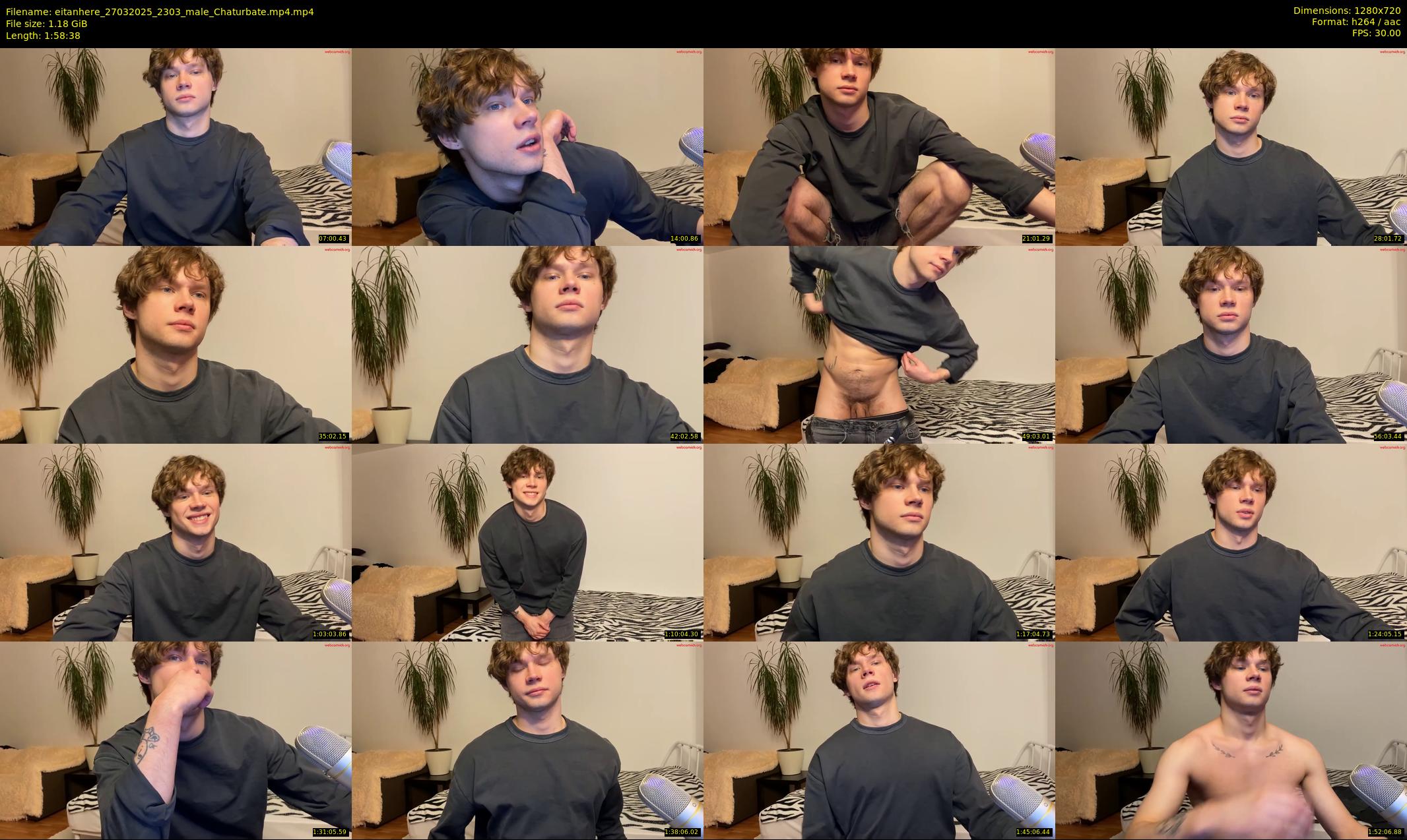 eitanhere — 119 minute Chaturbate male cam show recording, 720p, Mar 27, 2025