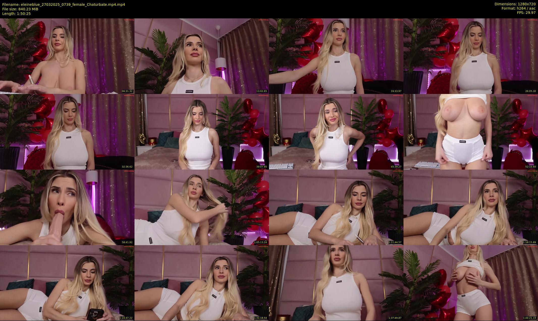 eleineblue — 111 minute Chaturbate female cam show recording, 720p, Mar 27, 2025