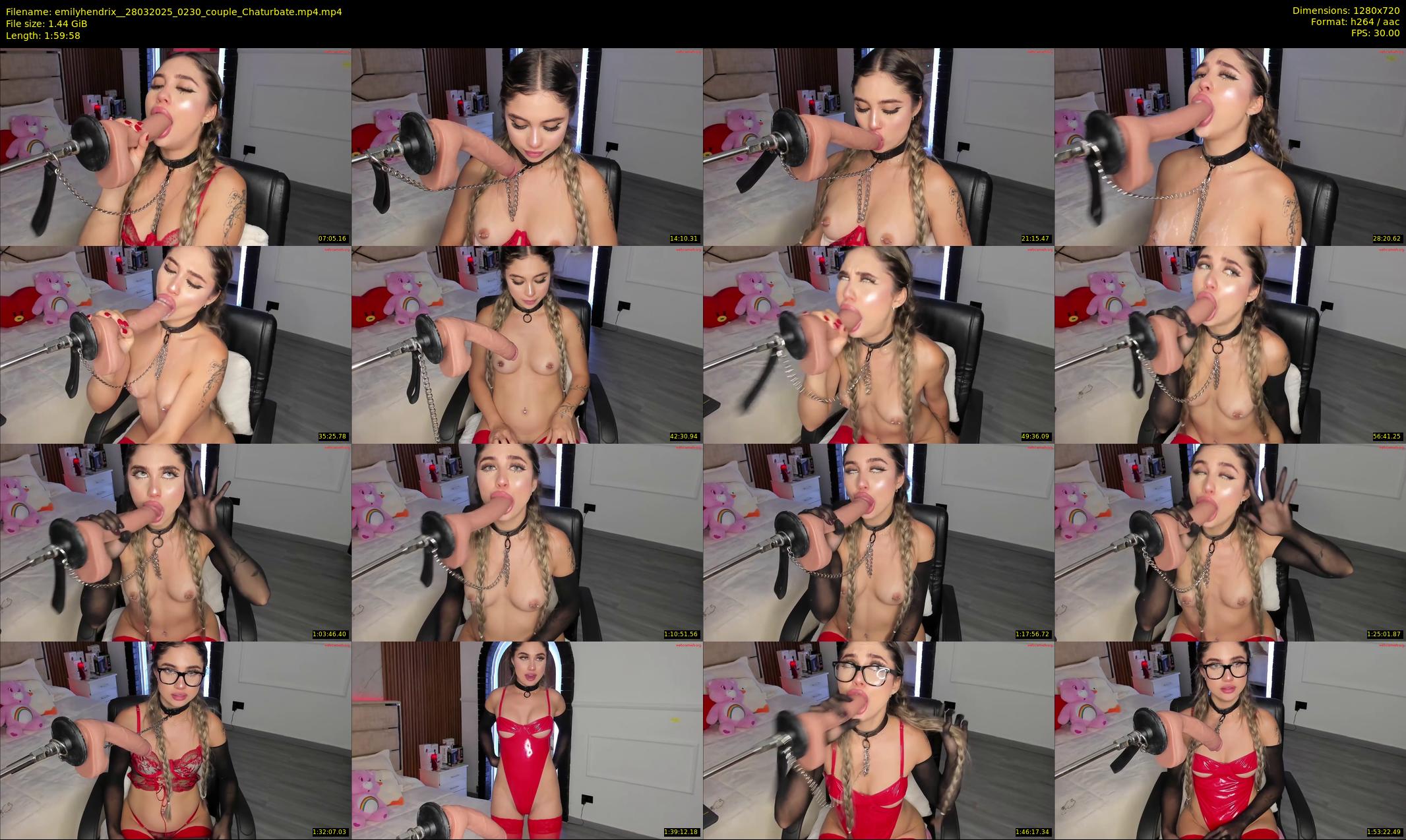 emilyhendrix_ — 120 minute Chaturbate couple cam show recording, 720p, Mar 28, 2025