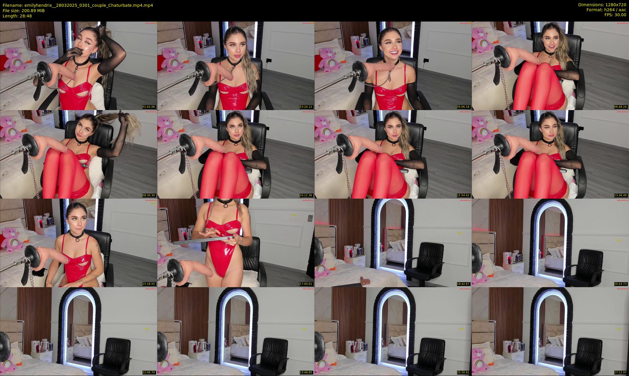 emilyhendrix_ — 29 minute Chaturbate couple cam show recording, 720p, Mar 28, 2025