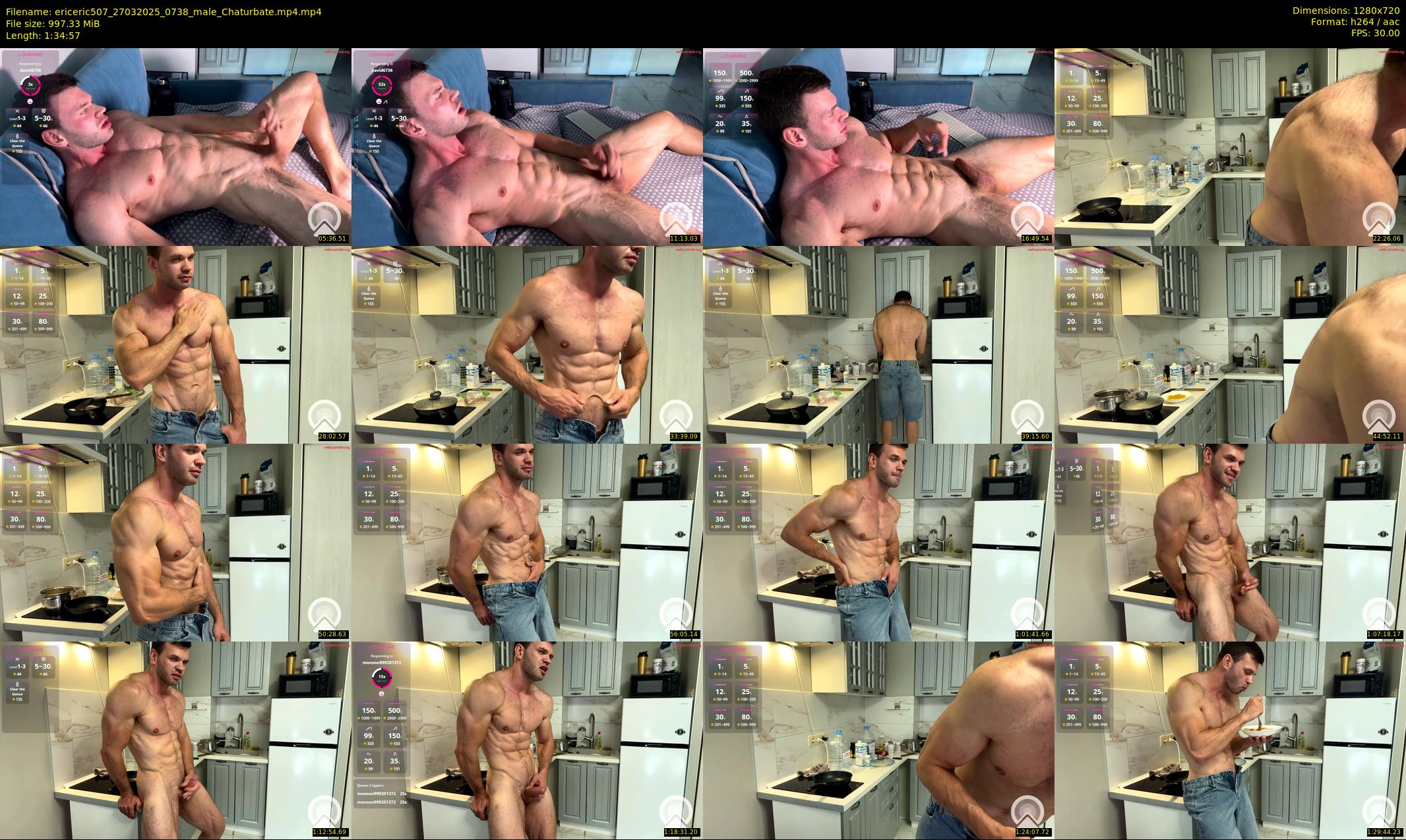 ericeric507 — 95 minute Chaturbate male cam show recording, 720p, Mar 27, 2025