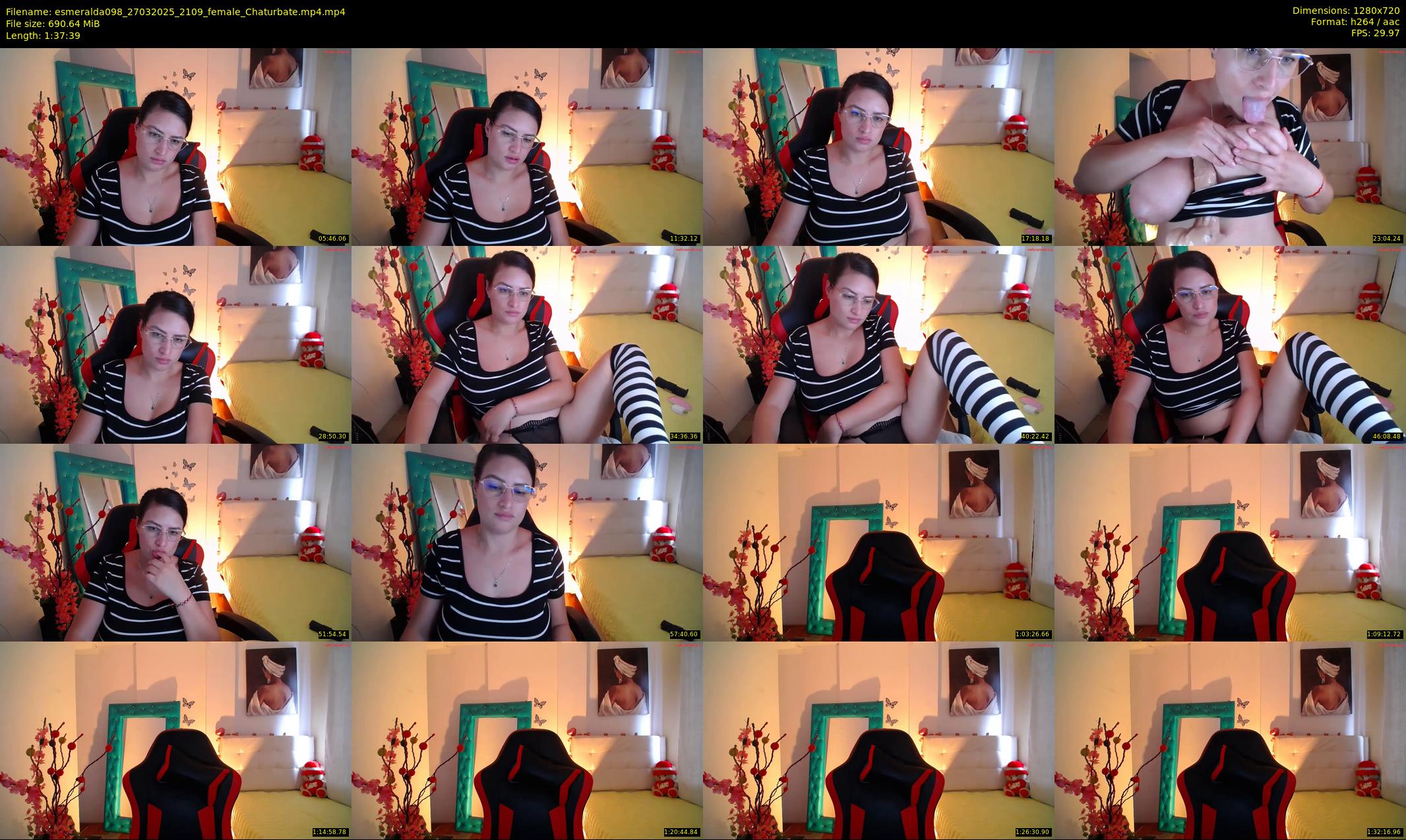 esmeralda098 — 98 minute Chaturbate female cam show recording, 720p, Mar 27, 2025