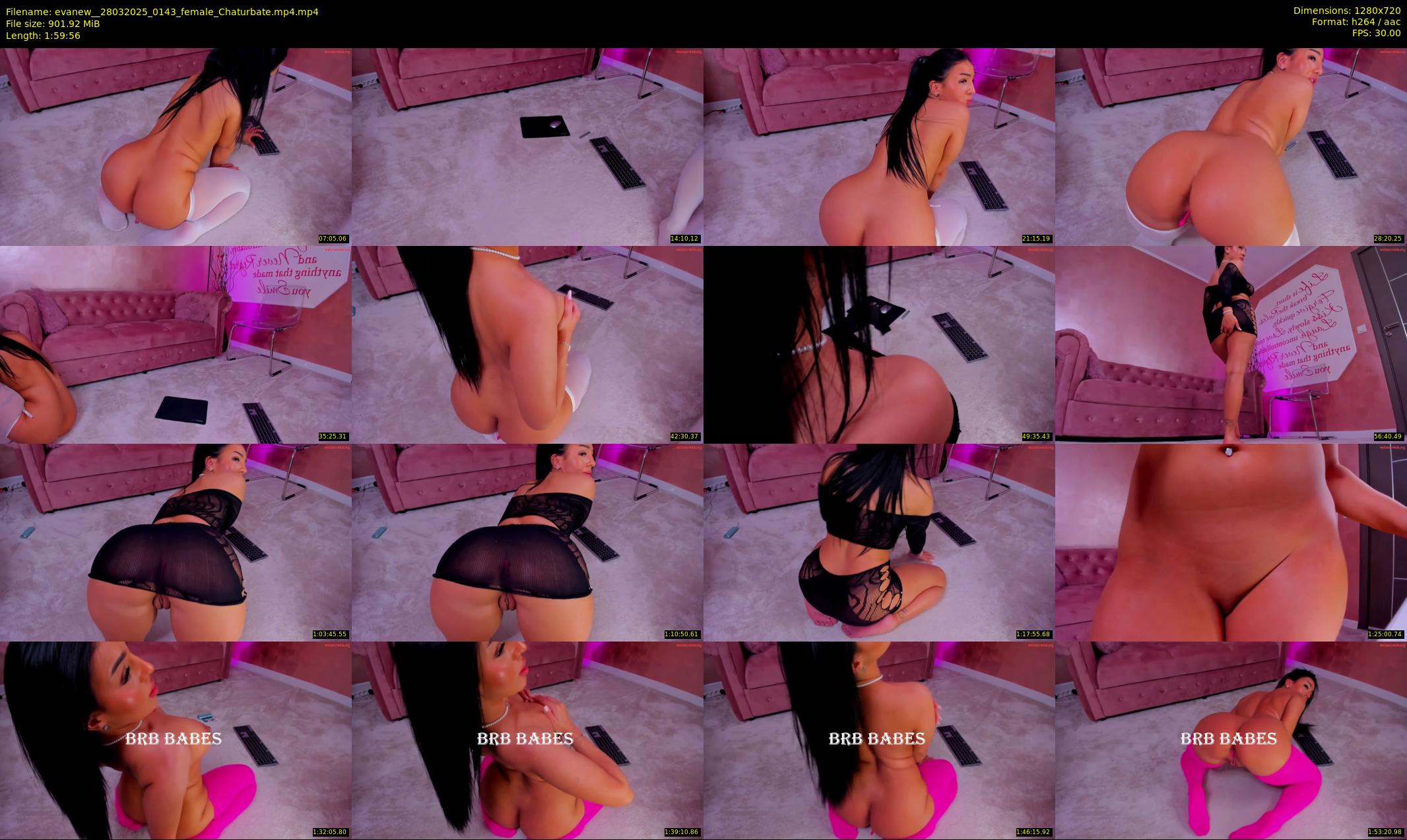 evanew_ — 120 minute Chaturbate female cam show recording, 720p, Mar 28, 2025