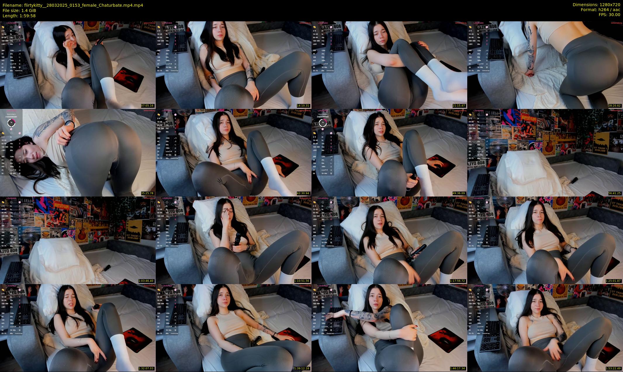 flirtykitty_ — 120 minute Chaturbate female cam show recording, 720p, Mar 28, 2025