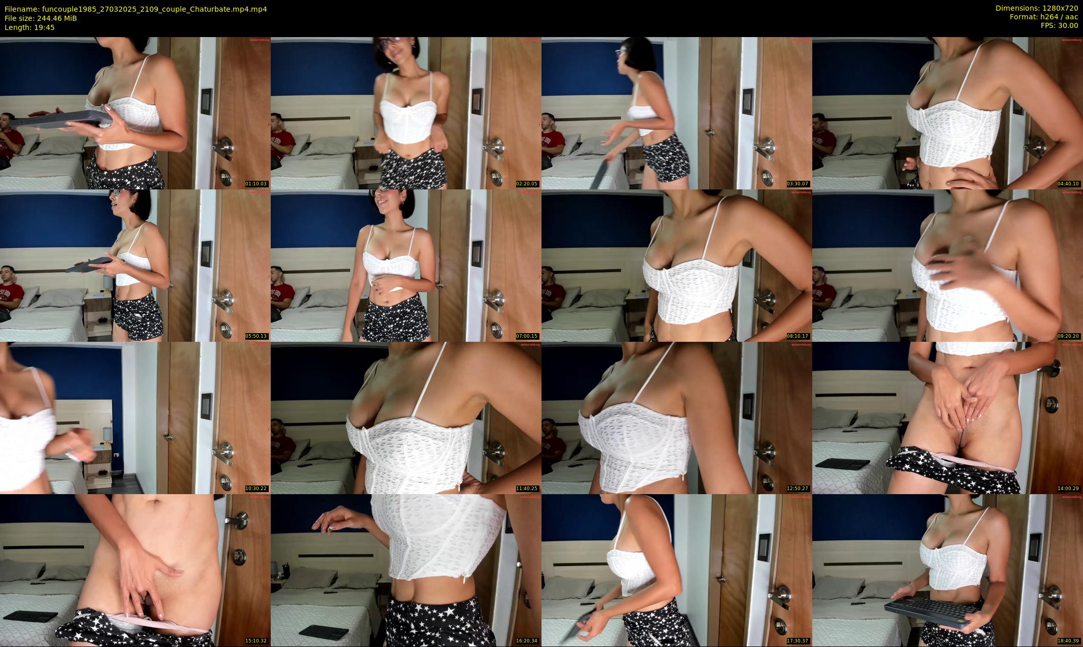 funcouple1985 — 20 minute Chaturbate couple cam show recording, 720p, Mar 27, 2025