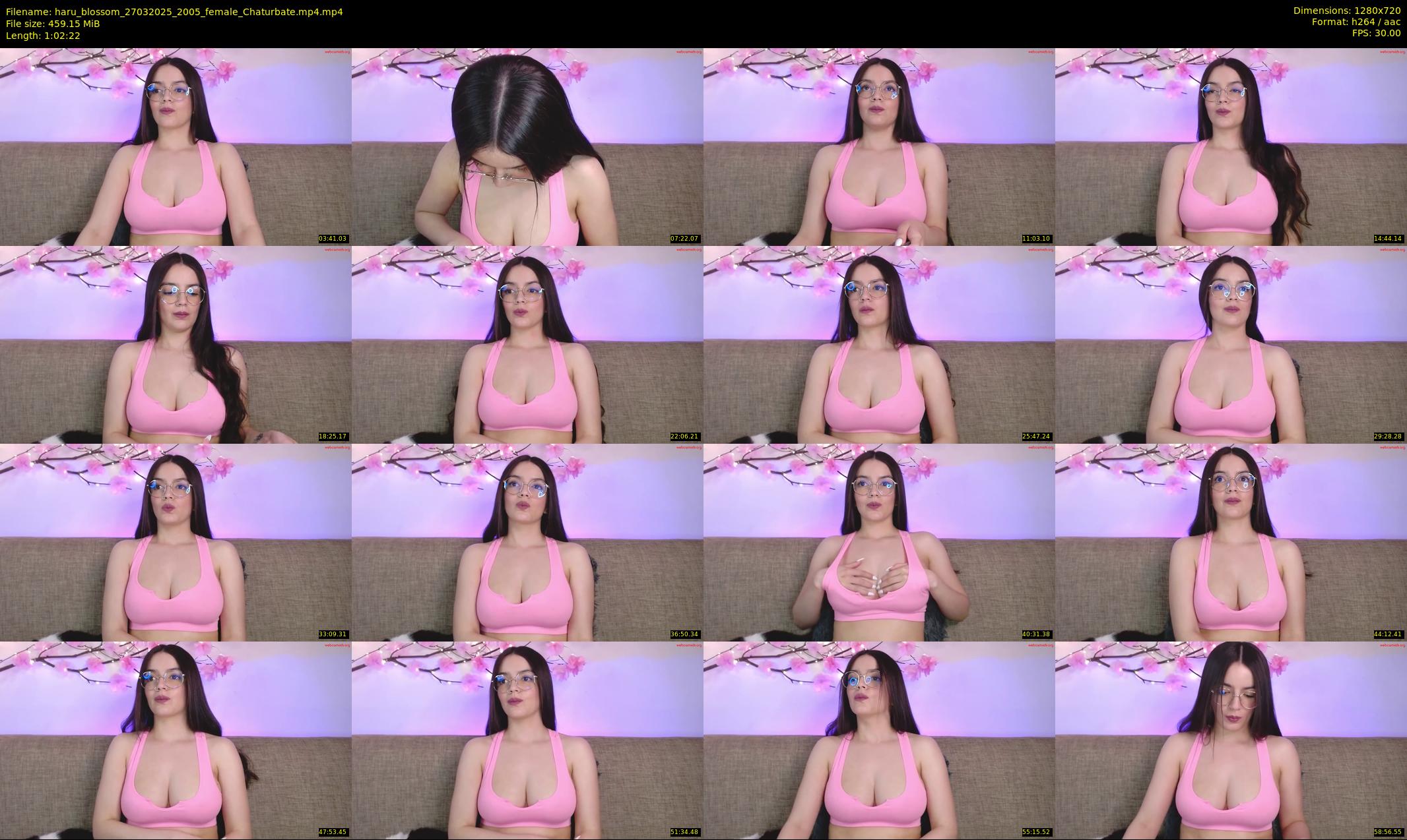 haru_blossom — 63 minute Chaturbate female cam show recording, 720p, Mar 27, 2025