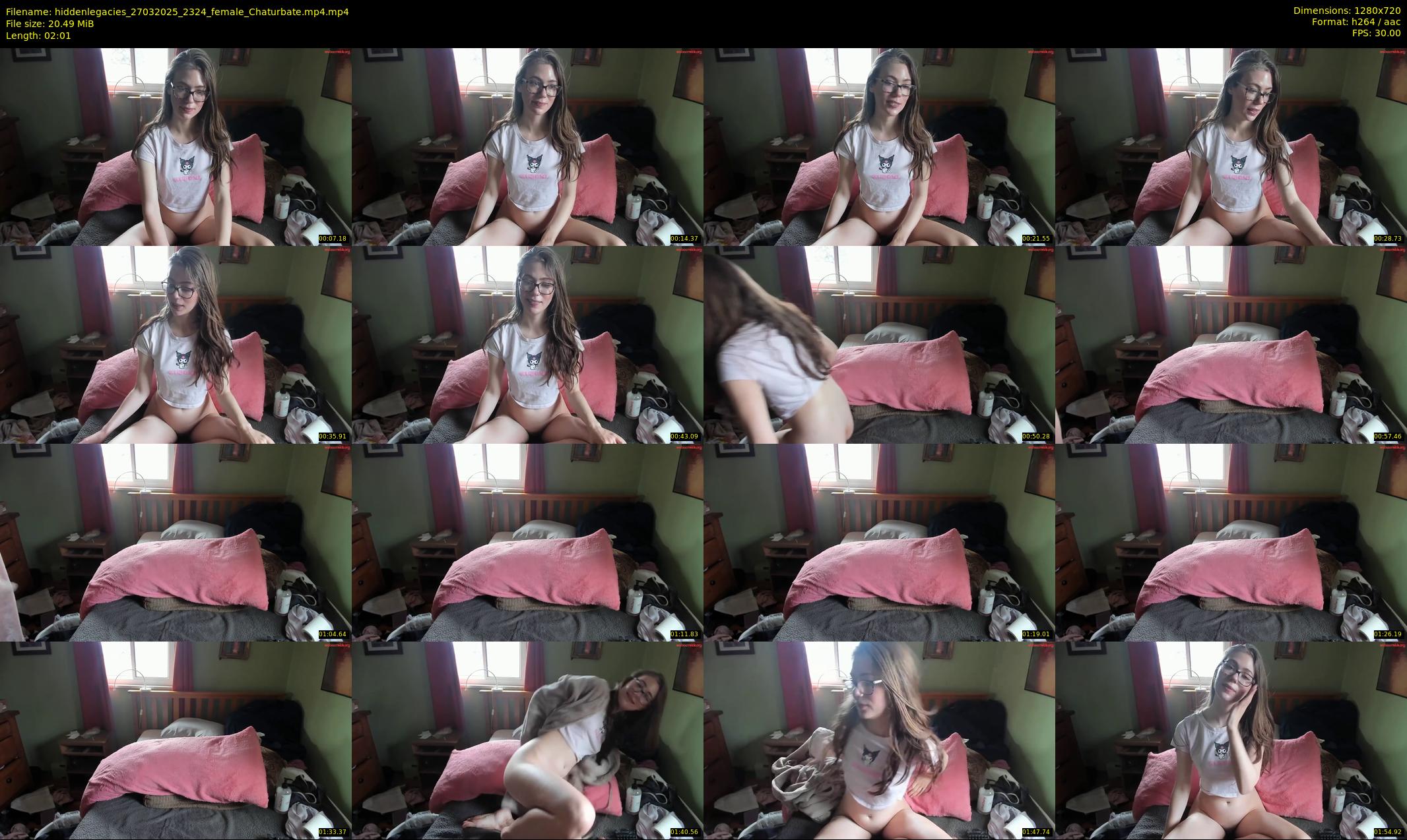 hiddenlegacies — 3 minute Chaturbate female cam show recording, 720p, Mar 27, 2025