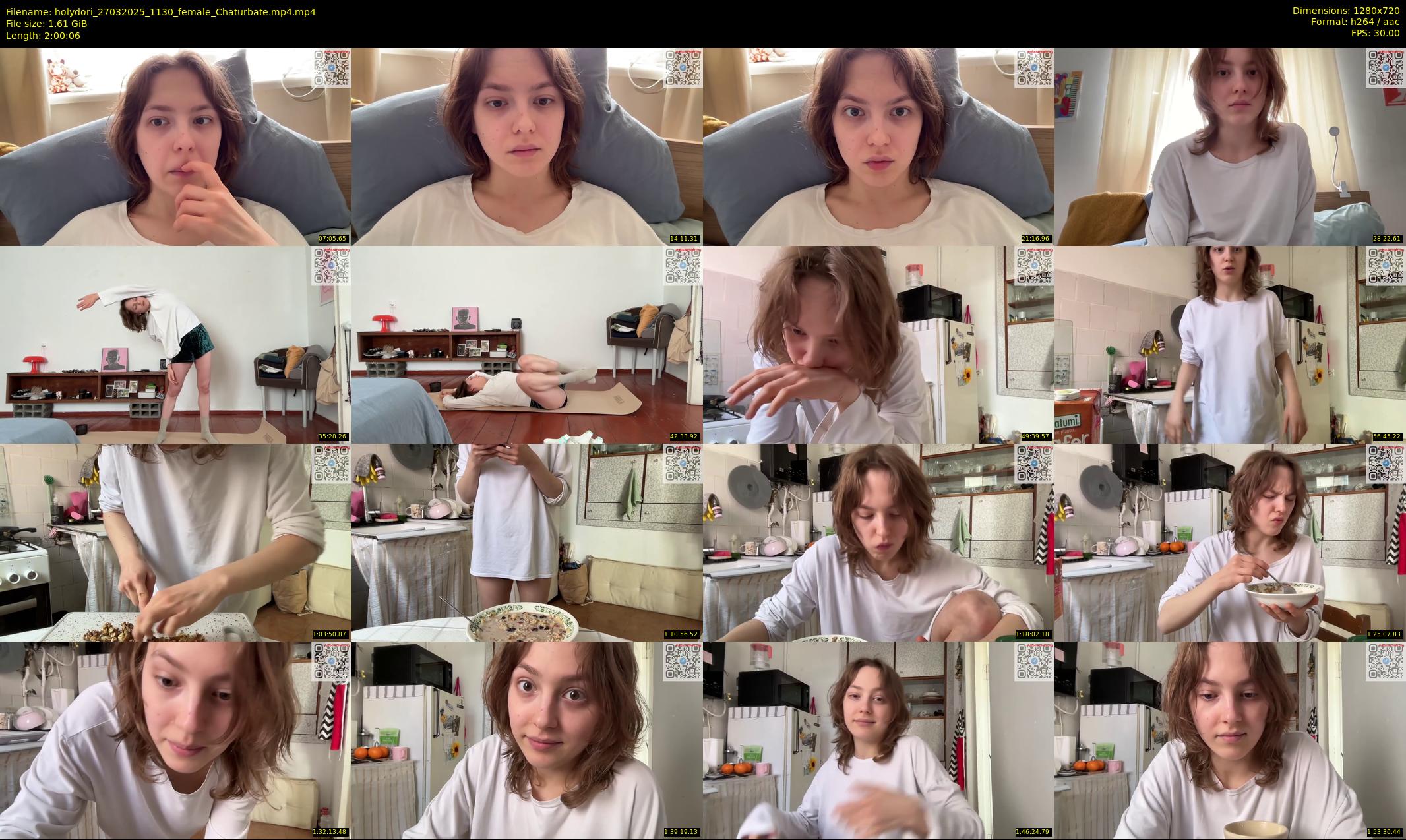 holydori — 121 minute Chaturbate female cam show recording, 720p, Mar 27, 2025