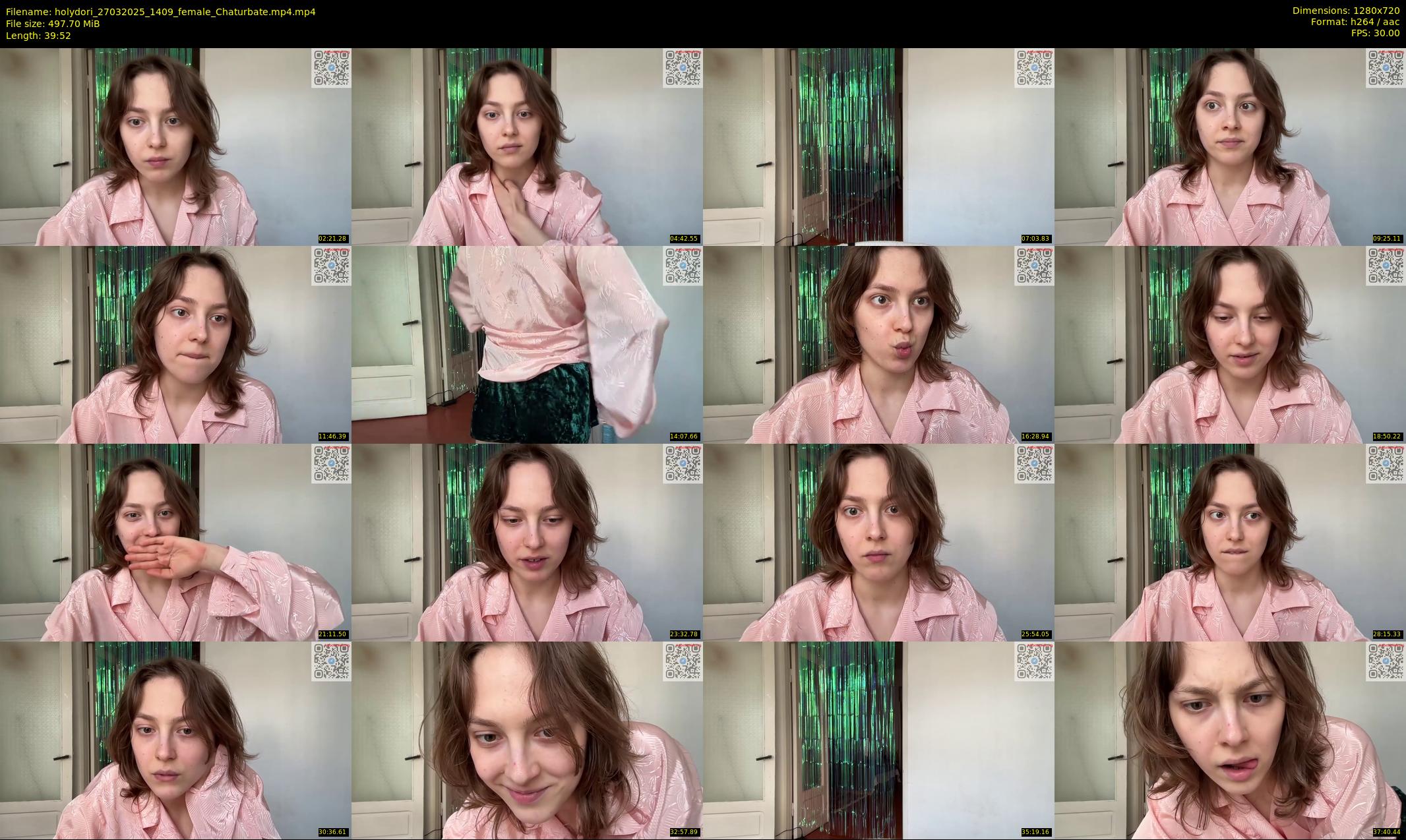 holydori — 40 minute Chaturbate female cam show recording, 720p, Mar 27, 2025