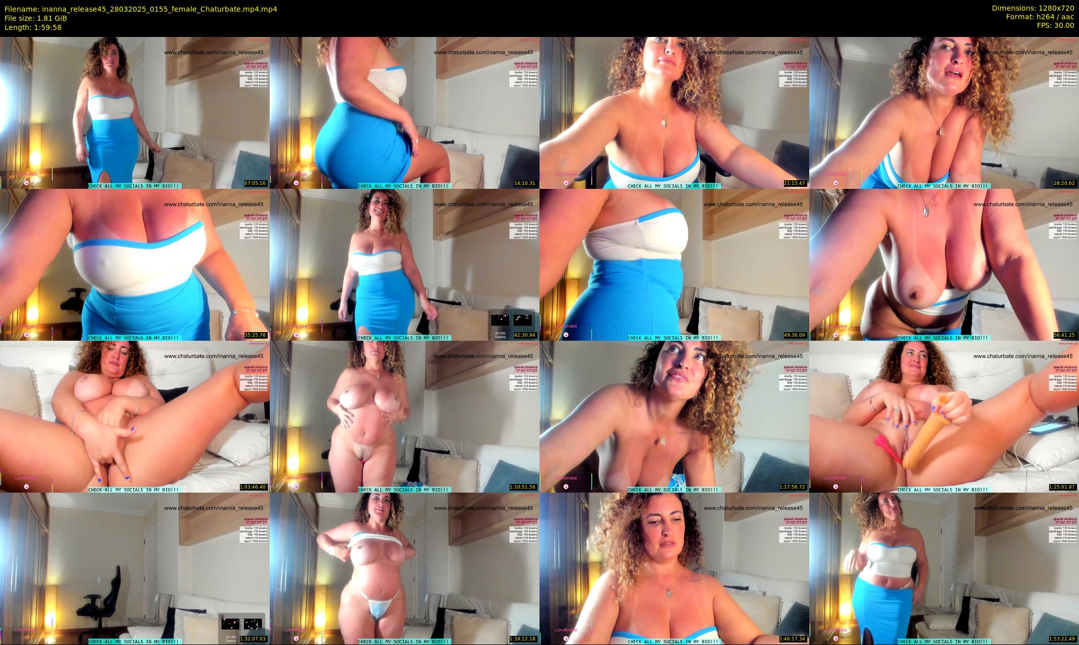 inanna_release45 — 120 minute Chaturbate female cam show recording, 720p, Mar 28, 2025