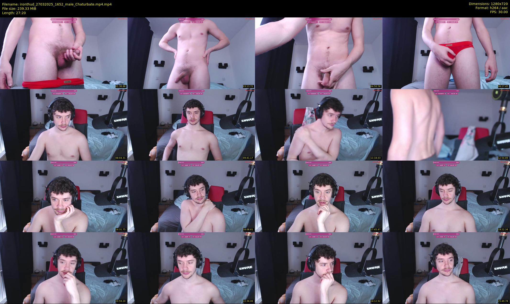 ironthud — 28 minute Chaturbate male cam show recording, 720p, Mar 27, 2025