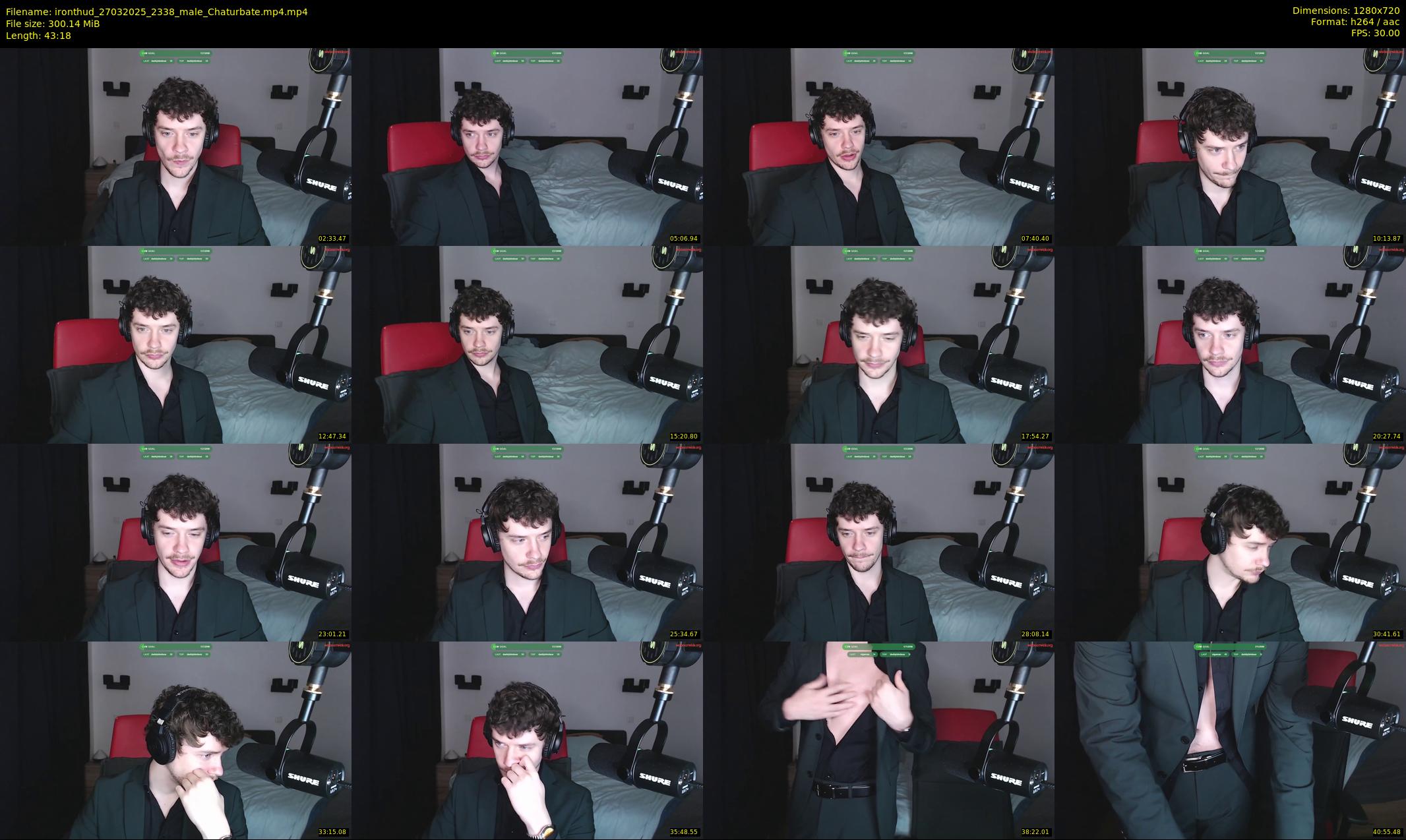 ironthud — 44 minute Chaturbate male cam show recording, 720p, Mar 27, 2025