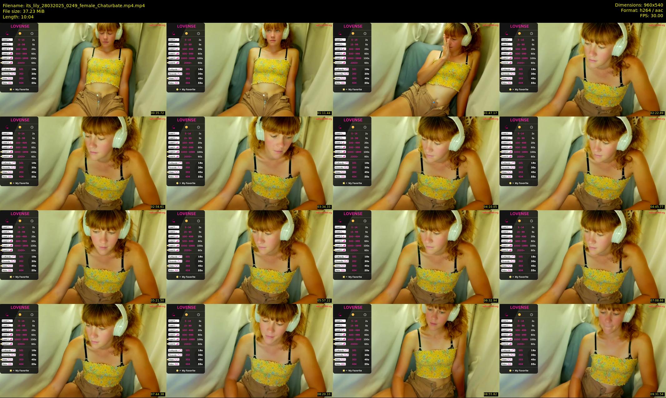 its_lily — 11 minute Chaturbate female cam show recording, 480p, Mar 28, 2025