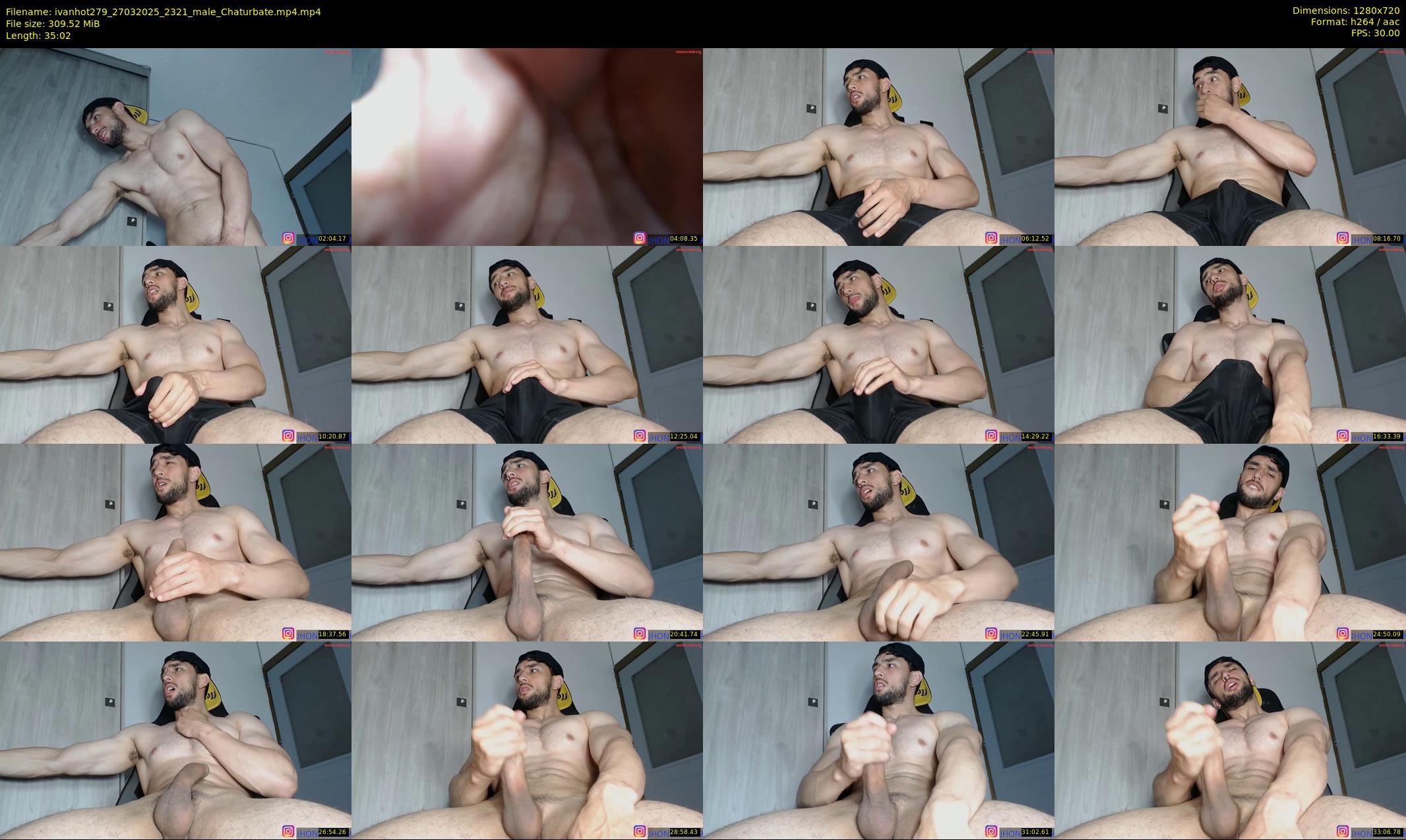 ivanhot279 — 36 minute Chaturbate male cam show recording, 720p, Mar 27, 2025