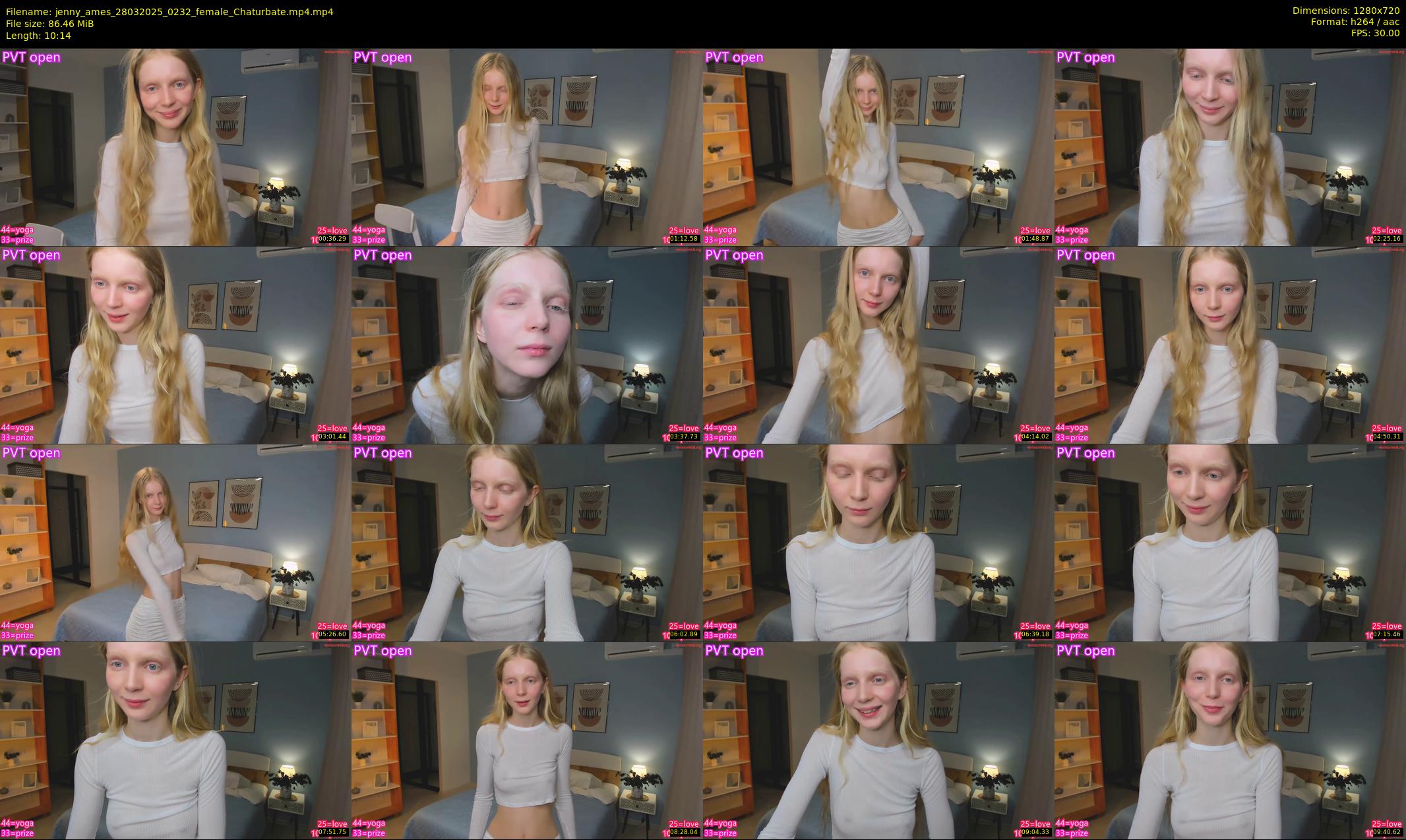 jenny_ames — 11 minute Chaturbate female cam show recording, 720p, Mar 28, 2025