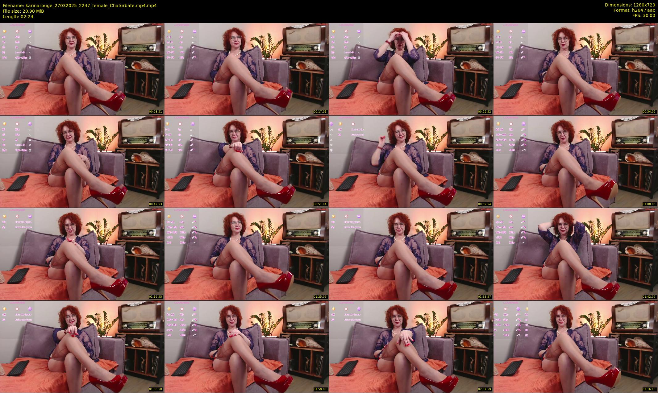 karinarouge — 3 minute Chaturbate female cam show recording, 720p, Mar 27, 2025