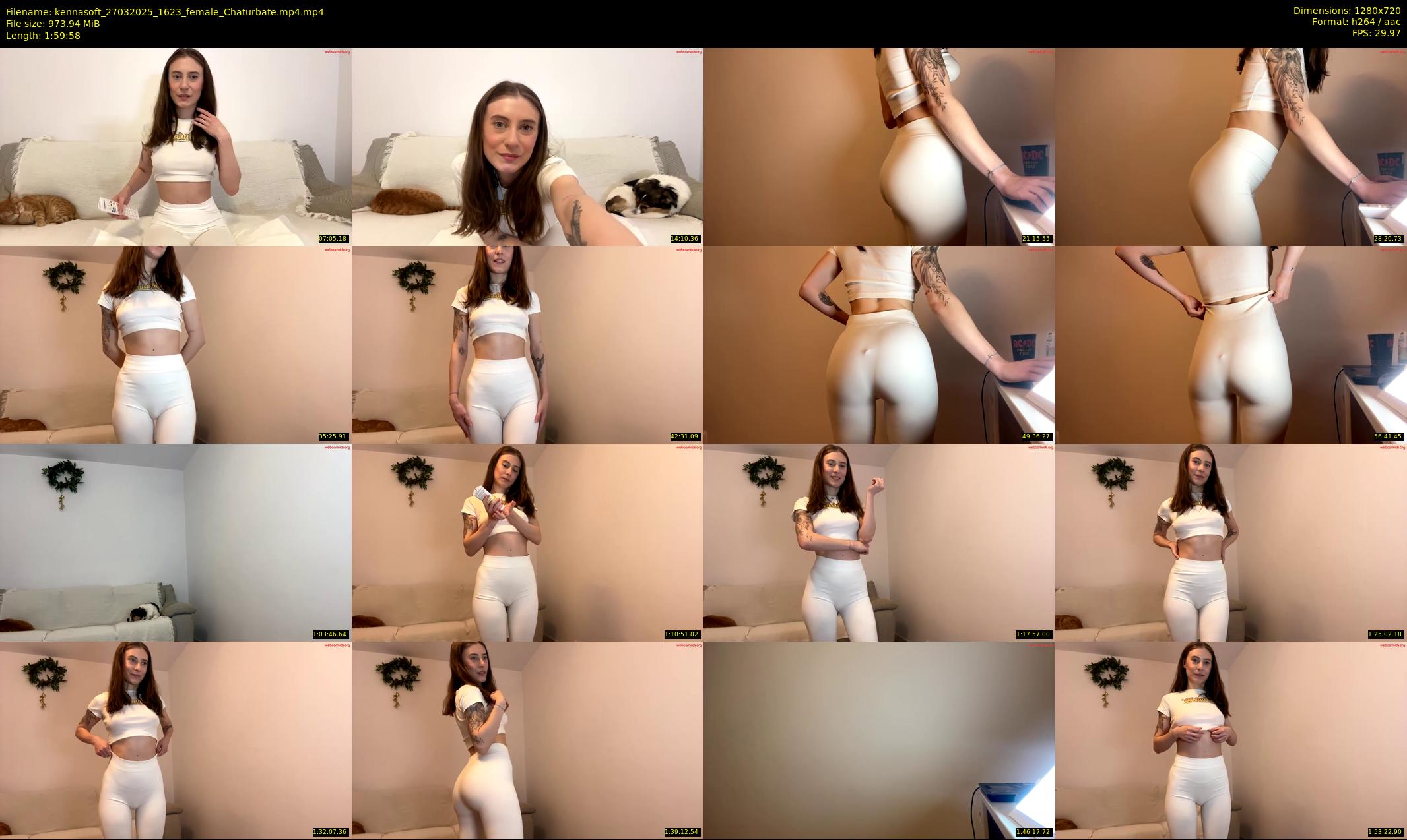 kennasoft — 120 minute Chaturbate female cam show recording, 720p, Mar 27, 2025