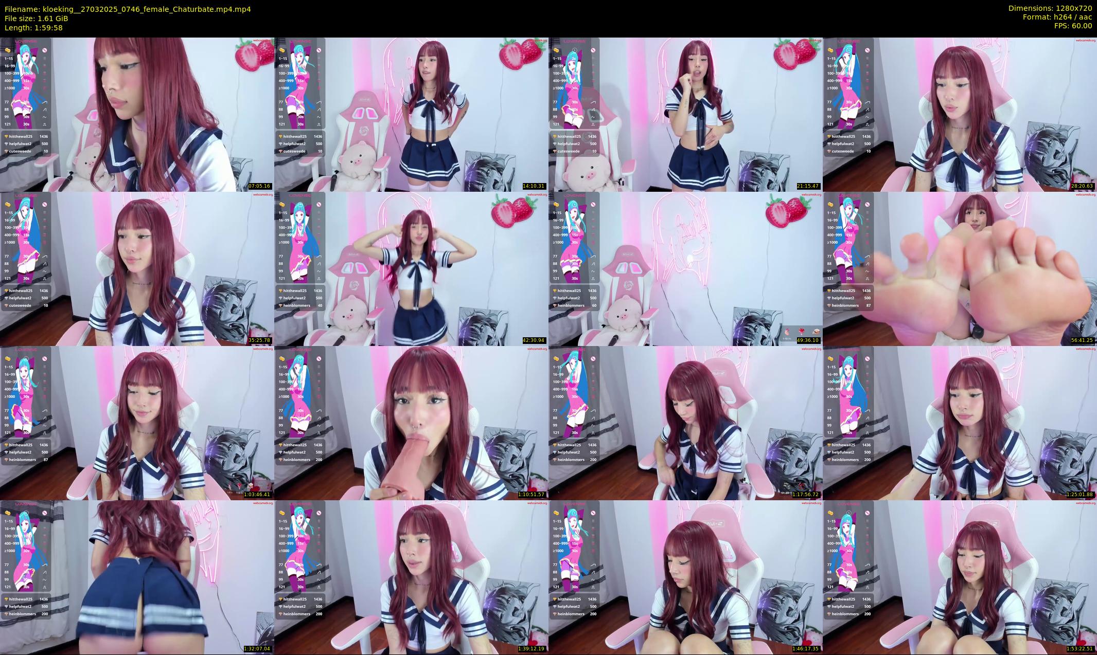 kloeking_ — 120 minute Chaturbate female cam show recording, 720p, Mar 27, 2025