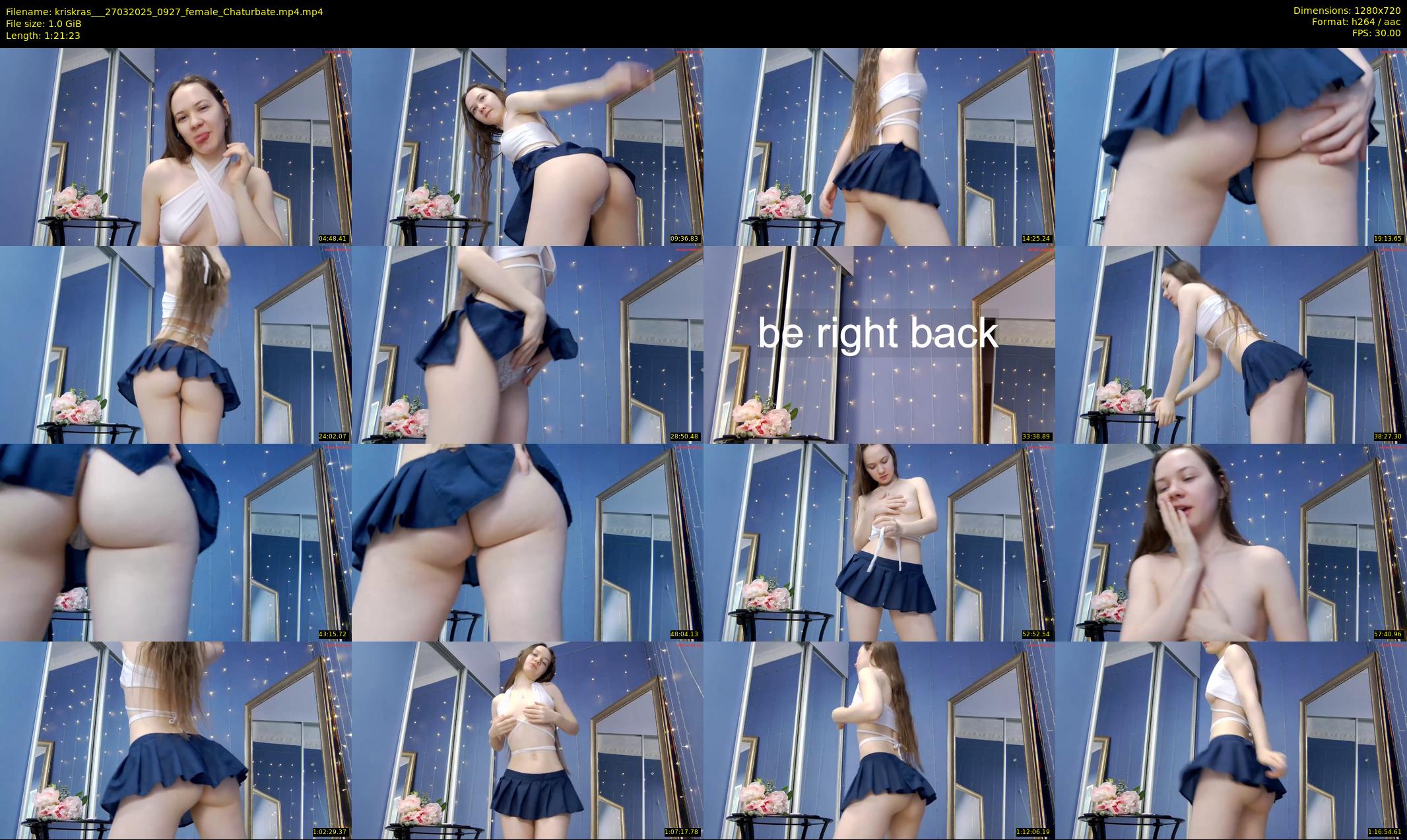kriskras__ — 82 minute Chaturbate female cam show recording, 720p, Mar 27, 2025