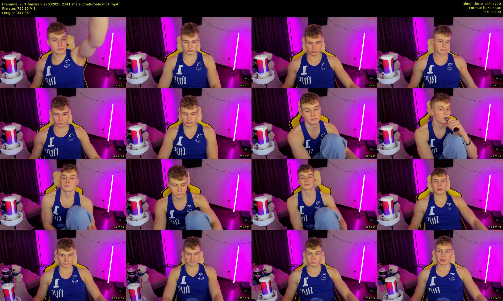 kurt_hanssen — 92 minute Chaturbate male cam show recording, 720p, Mar 27, 2025
