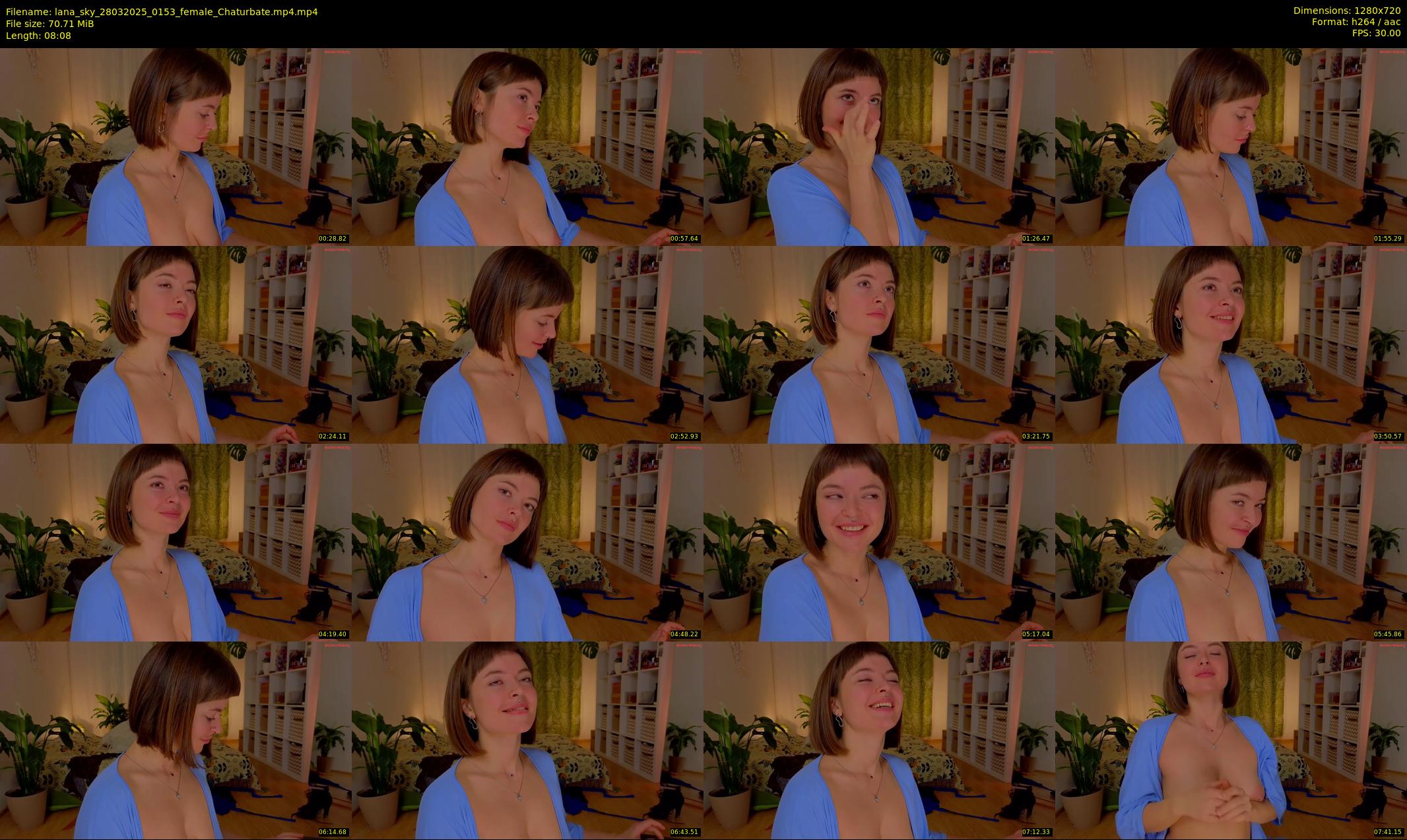 lana_sky — 9 minute Chaturbate female cam show recording, 720p, Mar 28, 2025