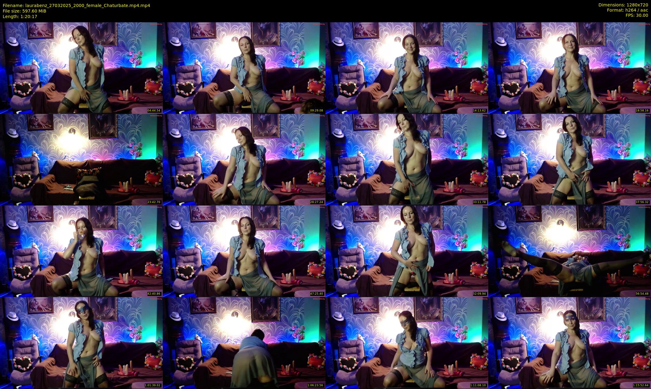 laurabenz — 81 minute Chaturbate female cam show recording, 720p, Mar 27, 2025