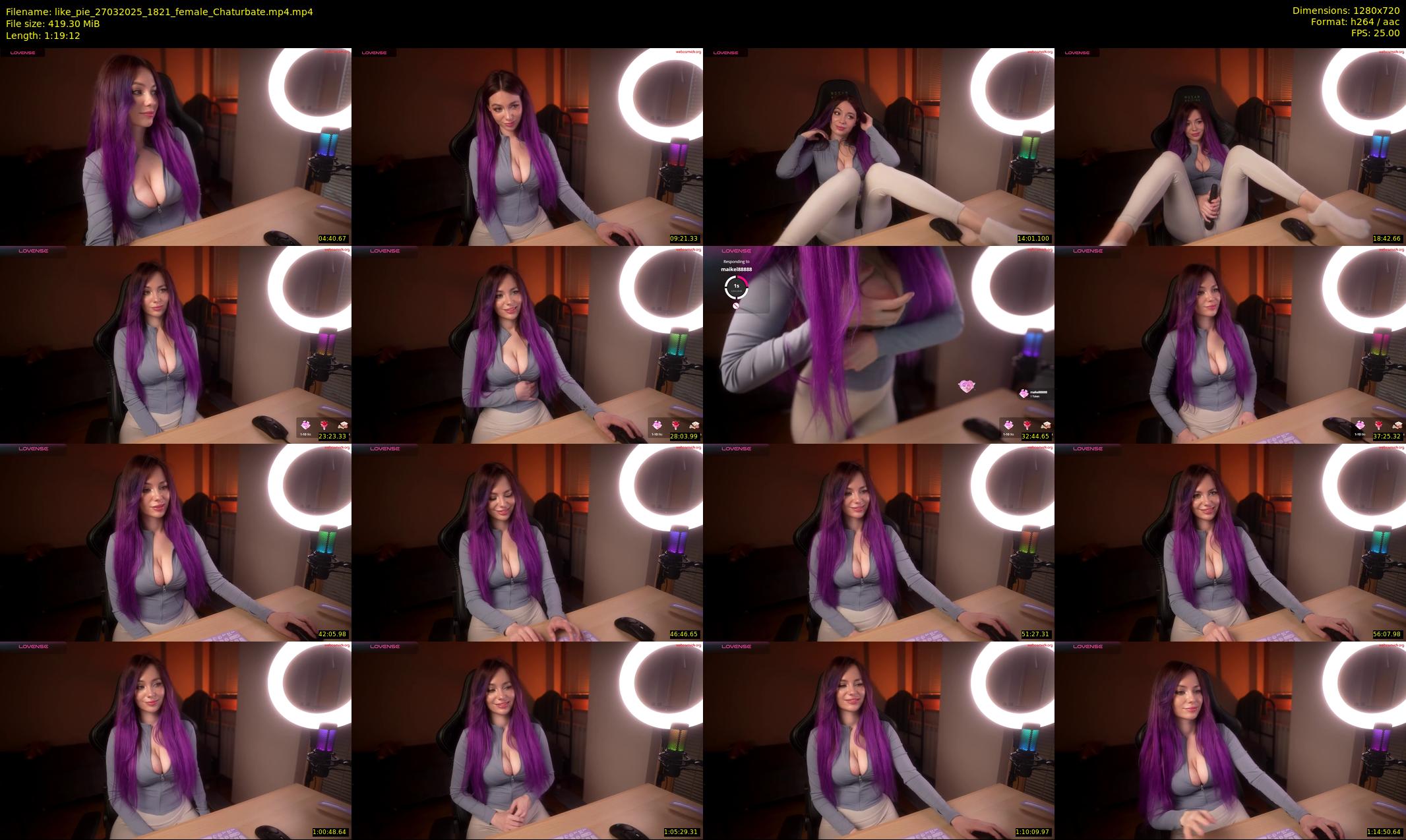 like_pie — 80 minute Chaturbate couple cam show recording, 720p, Mar 27, 2025