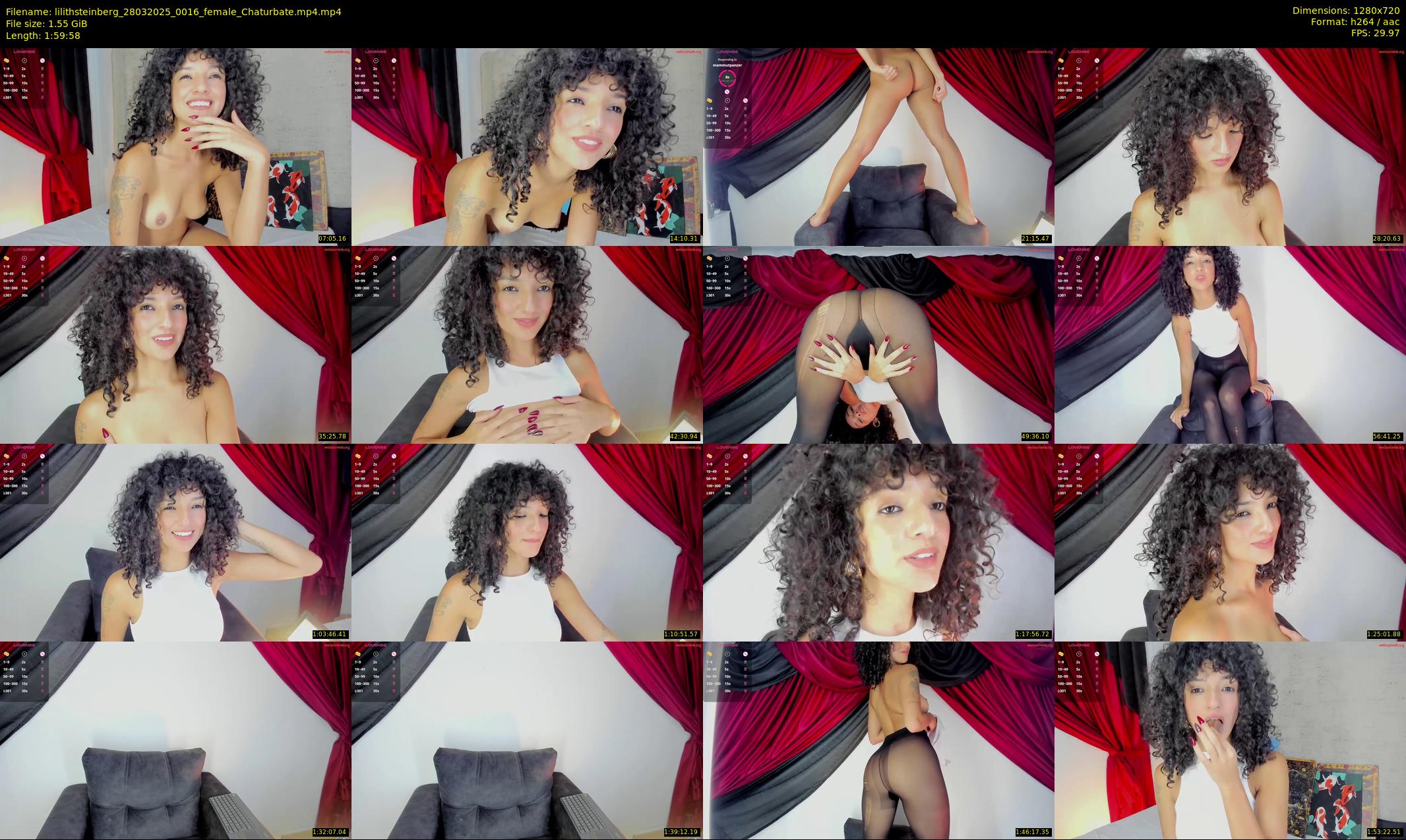 lilithsteinberg — 120 minute Chaturbate female cam show recording, 720p, Mar 28, 2025