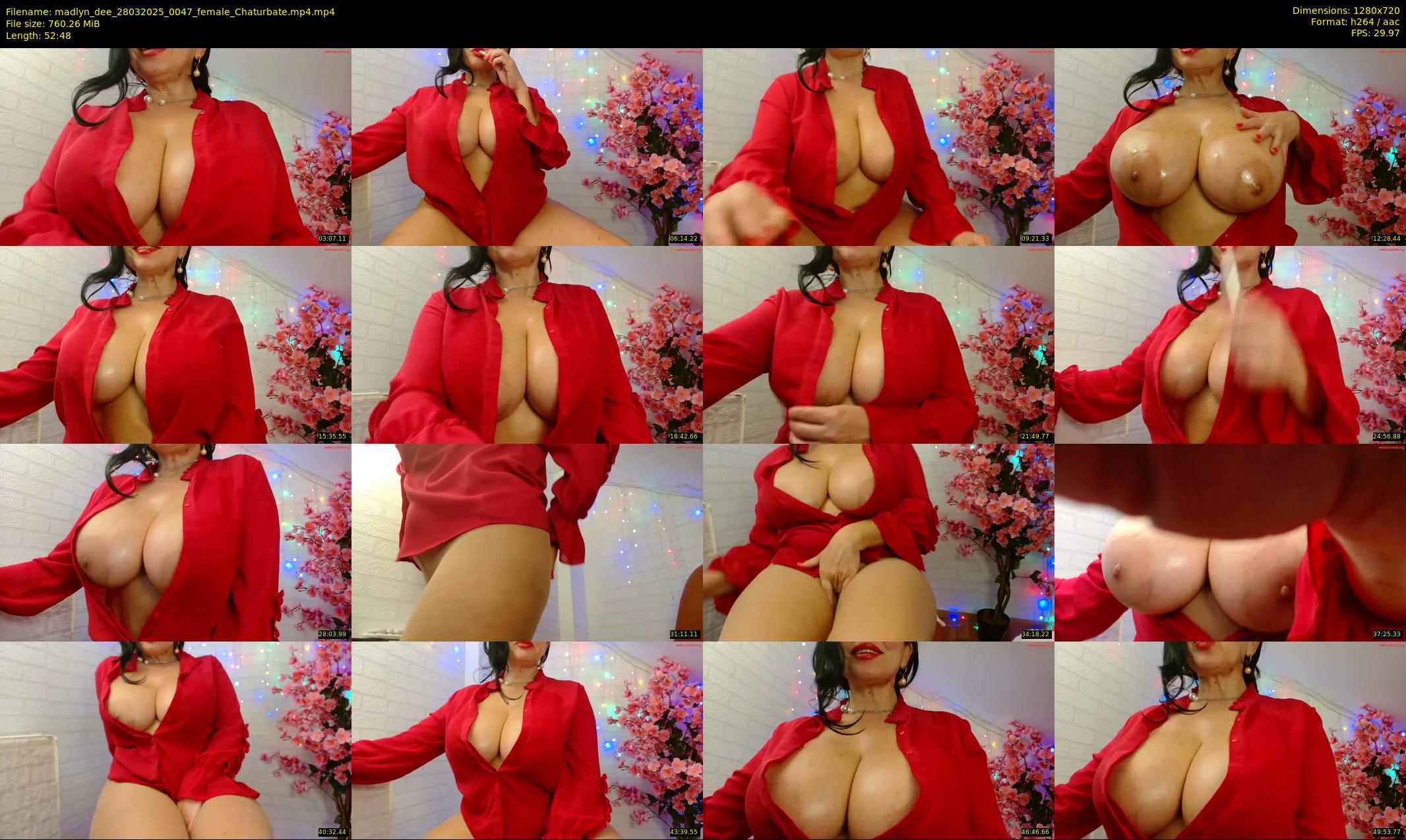 madlyn_dee — 53 minute Chaturbate female cam show recording, 720p, Mar 28, 2025
