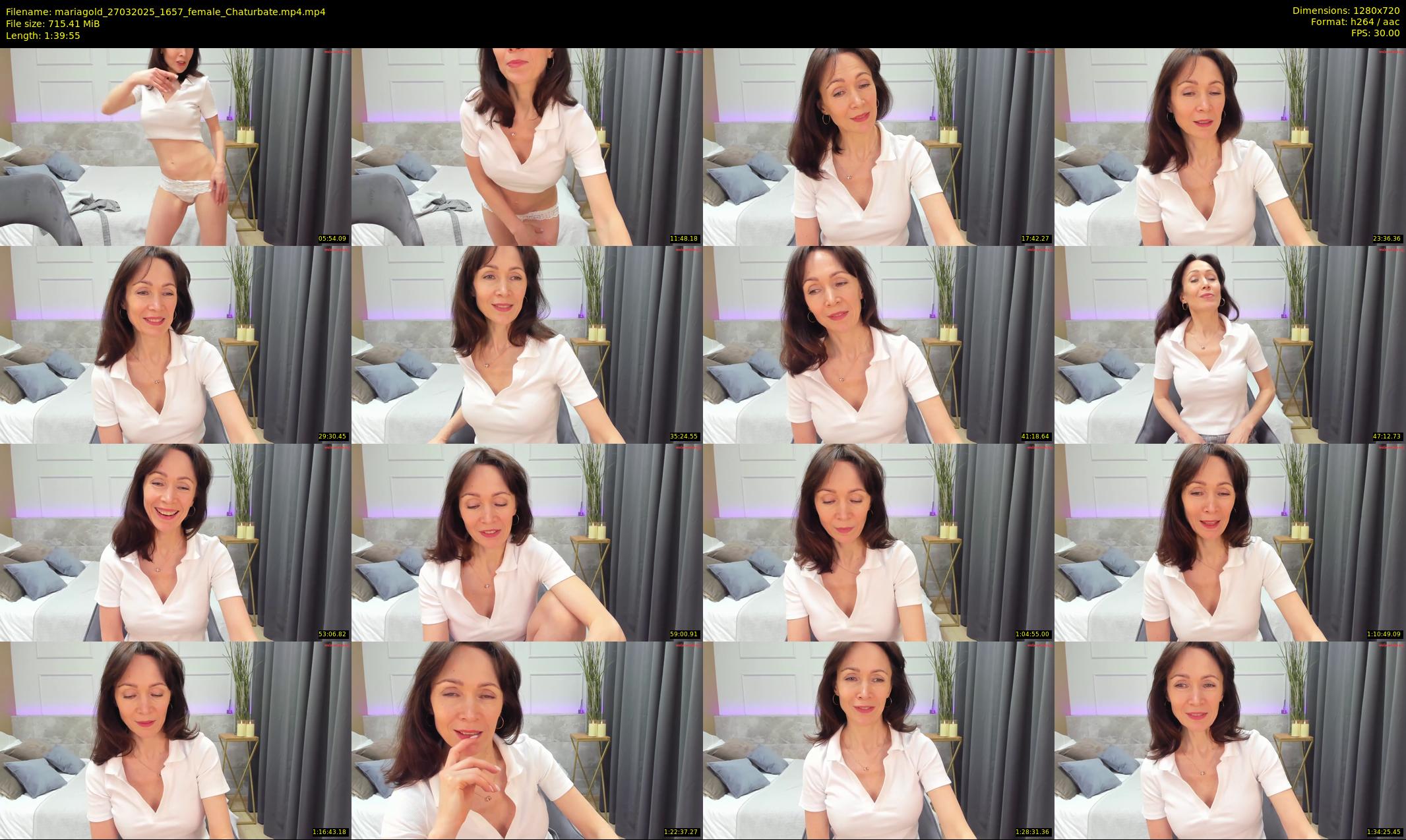 mariagold — 100 minute Chaturbate female cam show recording, 720p, Mar 27, 2025