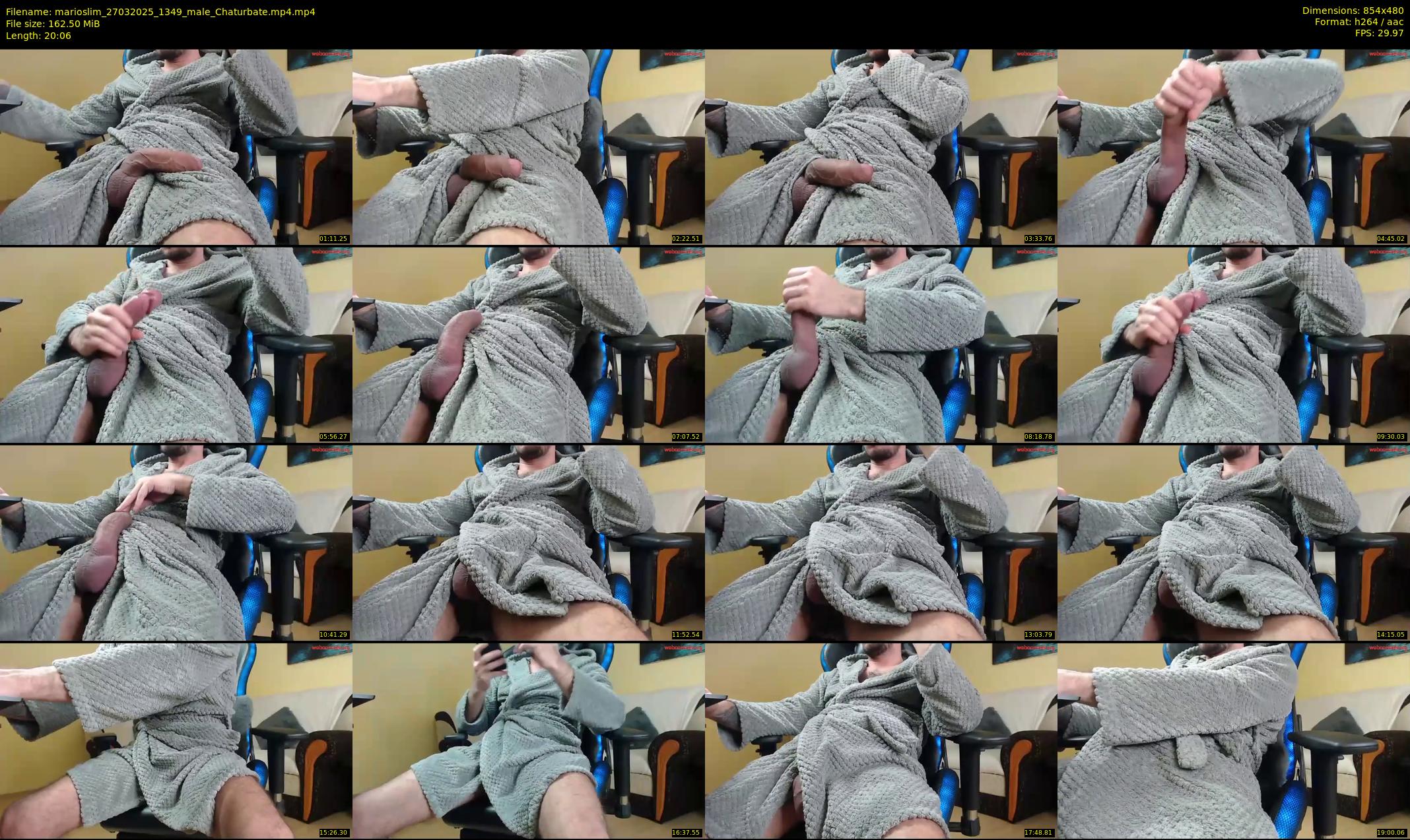 marioslim — 21 minute Chaturbate male cam show recording, 480p, Mar 27, 2025
