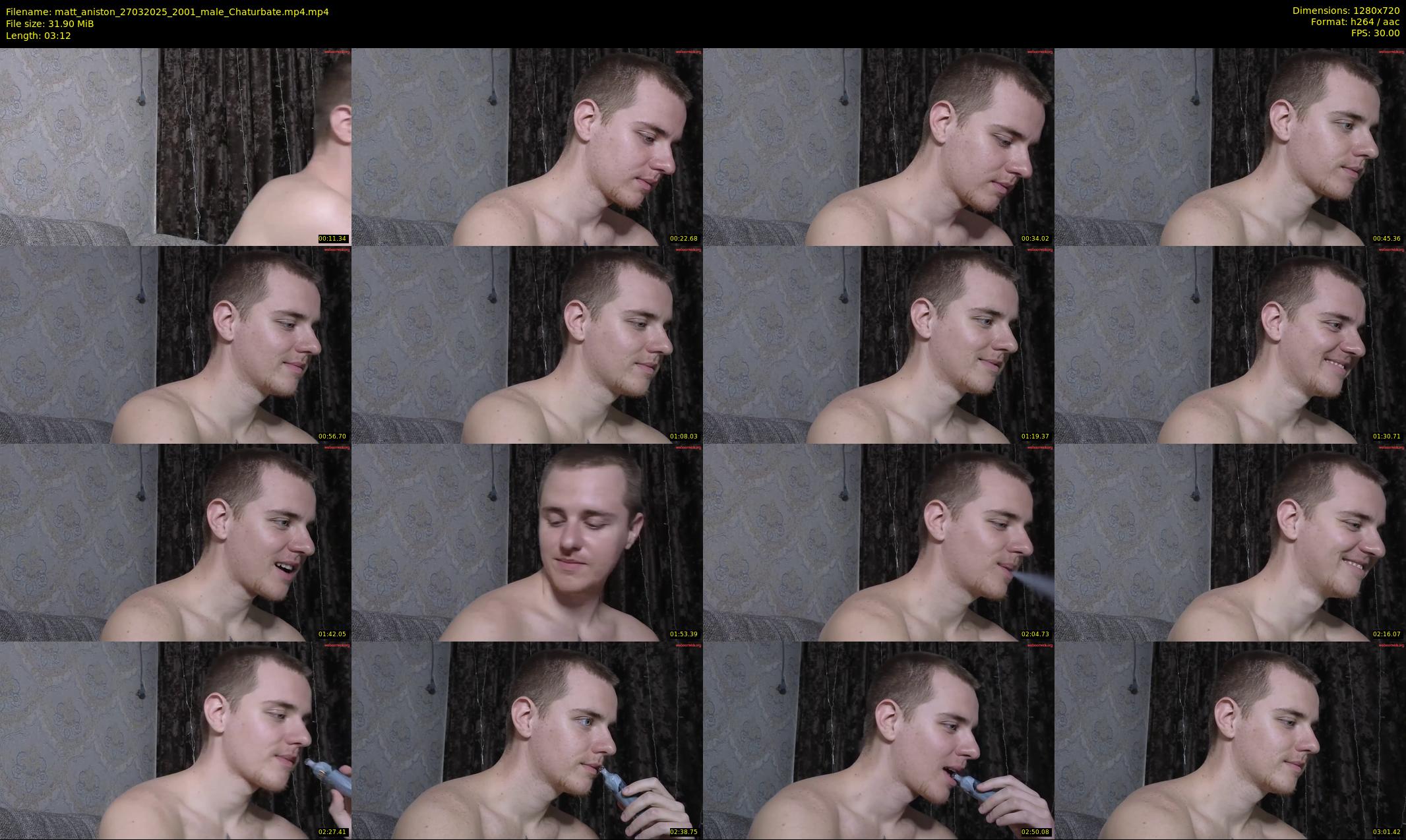 matt_aniston — 4 minute Chaturbate male cam show recording, 720p, Mar 27, 2025