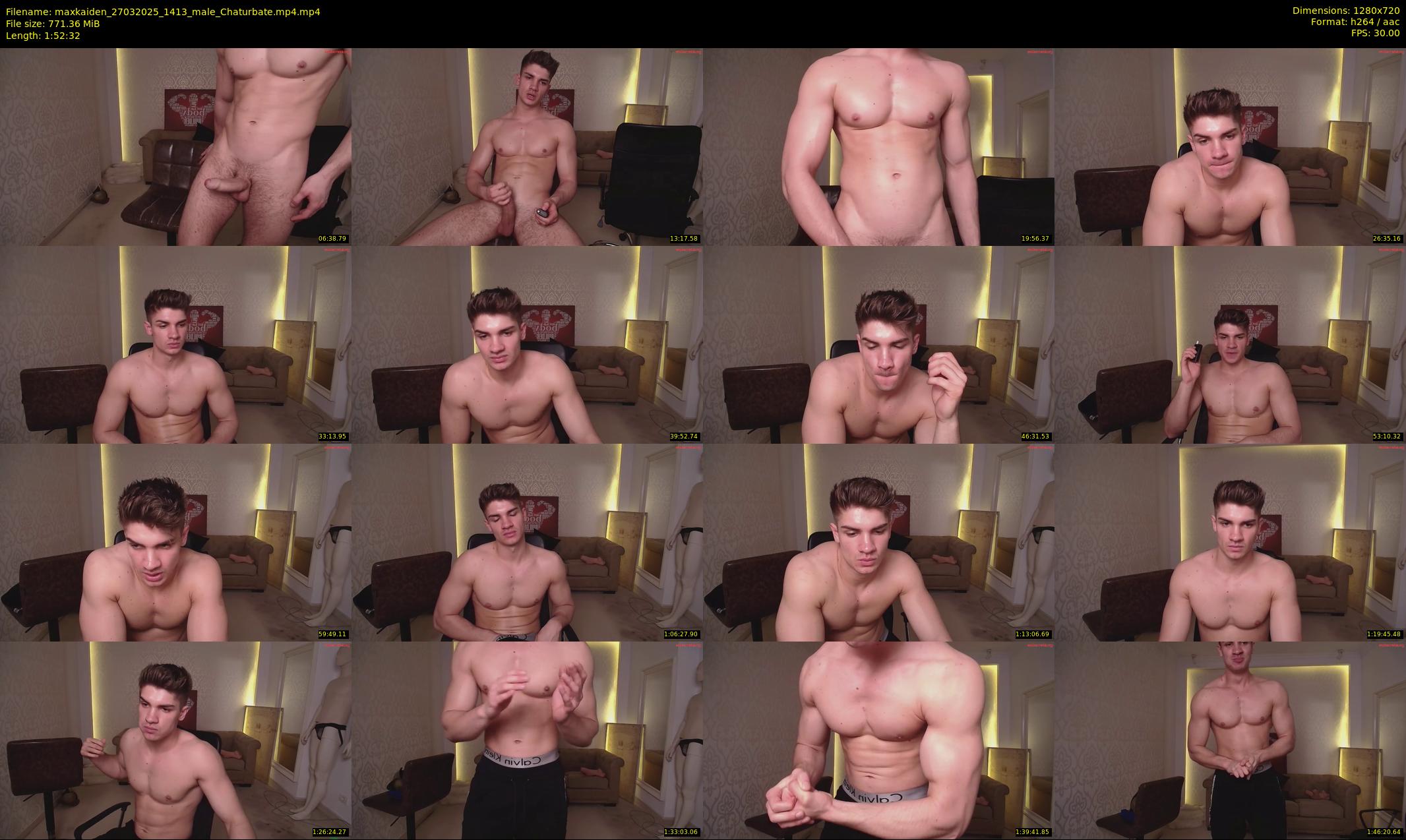 maxkaiden — 113 minute Chaturbate male cam show recording, 720p, Mar 27, 2025