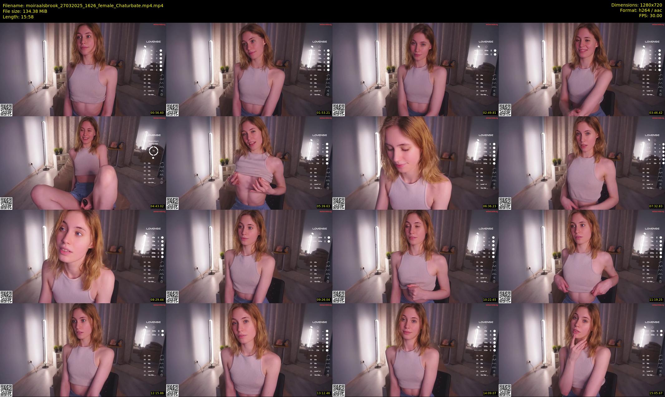 moiraalsbrook — 16 minute Chaturbate female cam show recording, 720p, Mar 27, 2025