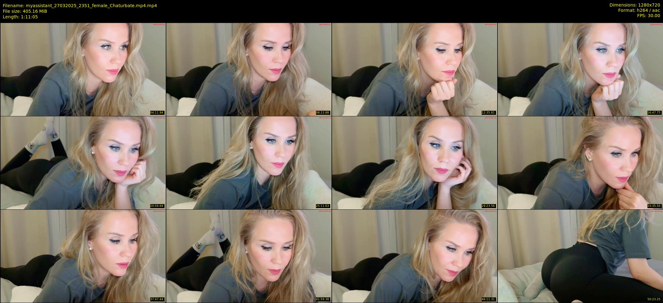 myassistant — 72 minute Chaturbate female cam show recording, 720p, Mar 27, 2025