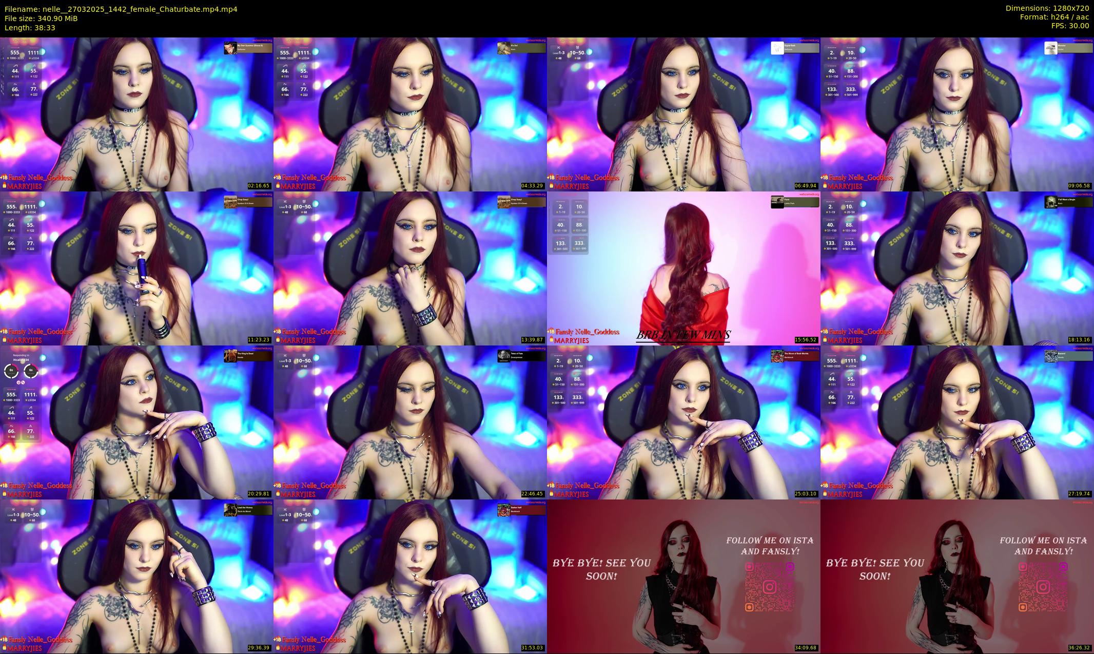 nelle_ — 39 minute Chaturbate female cam show recording, 720p, Mar 27, 2025