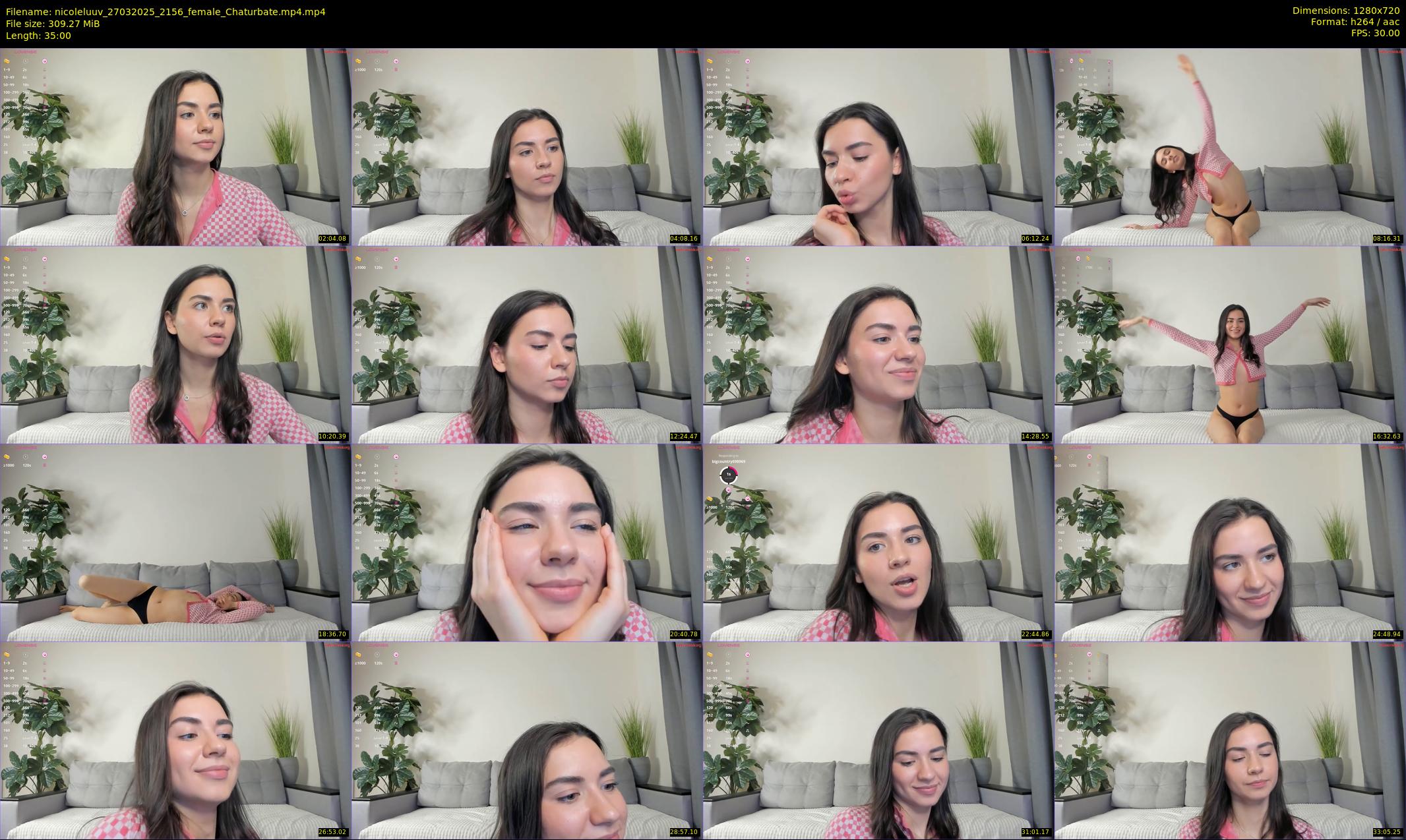 nicoleluuv — 35 minute Chaturbate female cam show recording, 720p, Mar 27, 2025
