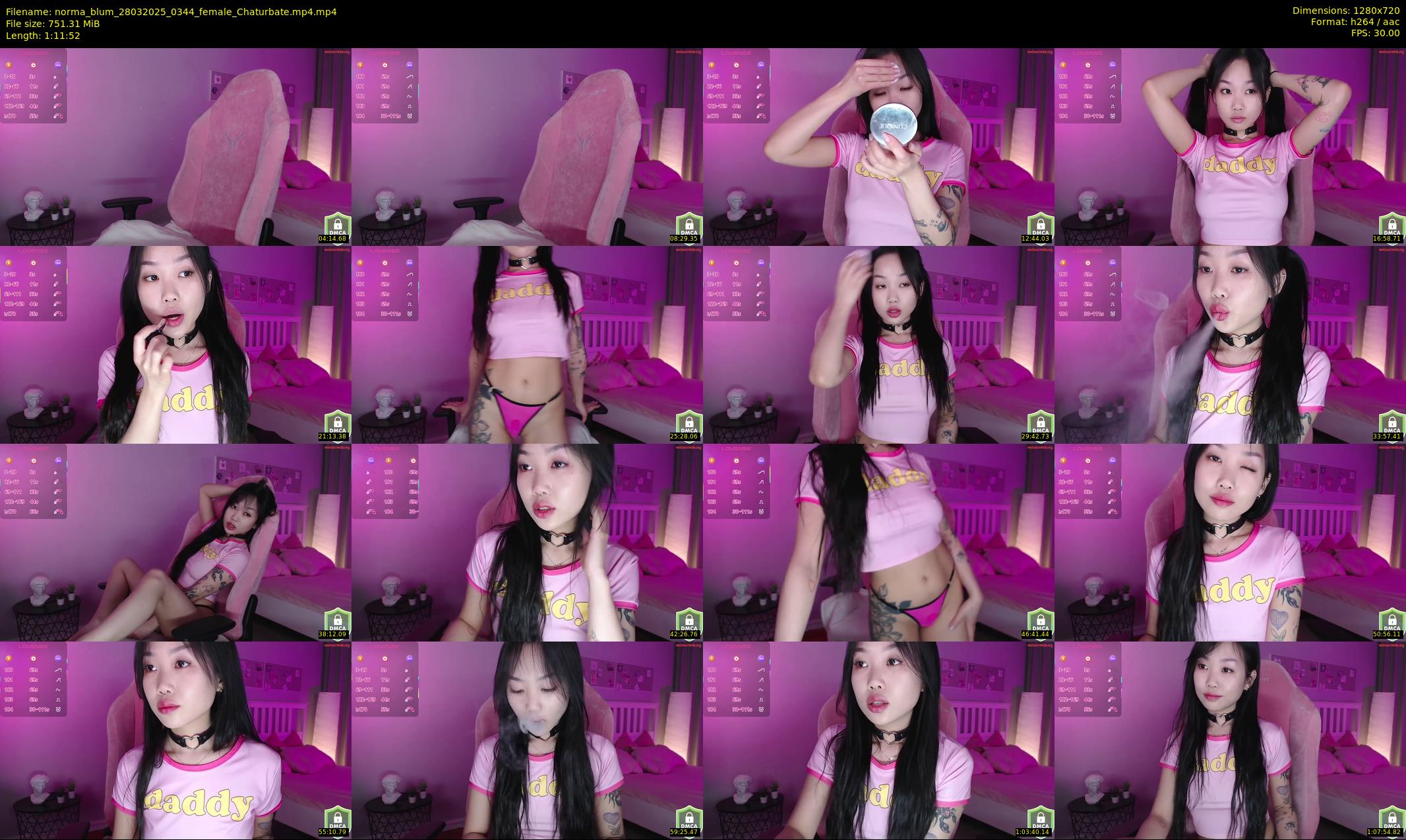 norma_blum — 72 minute Chaturbate female cam show recording, 720p, Mar 28, 2025