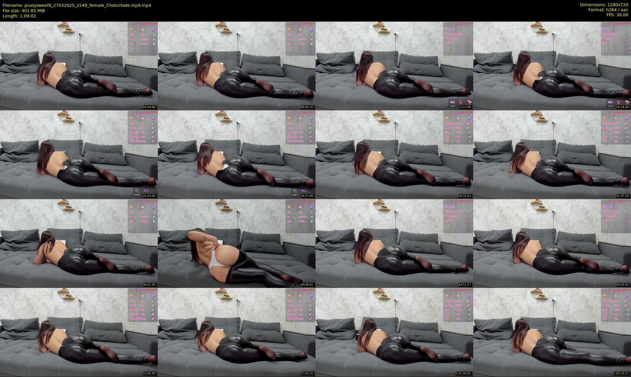 pussysweet9 — 70 minute Chaturbate female cam show recording, 720p, Mar 27, 2025