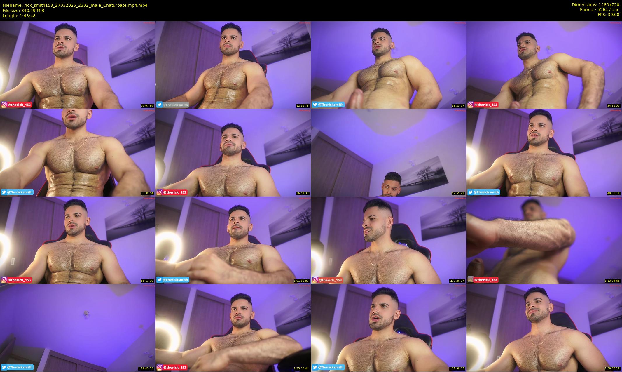 rick_smith153 — 104 minute Chaturbate male cam show recording, 720p, Mar 27, 2025