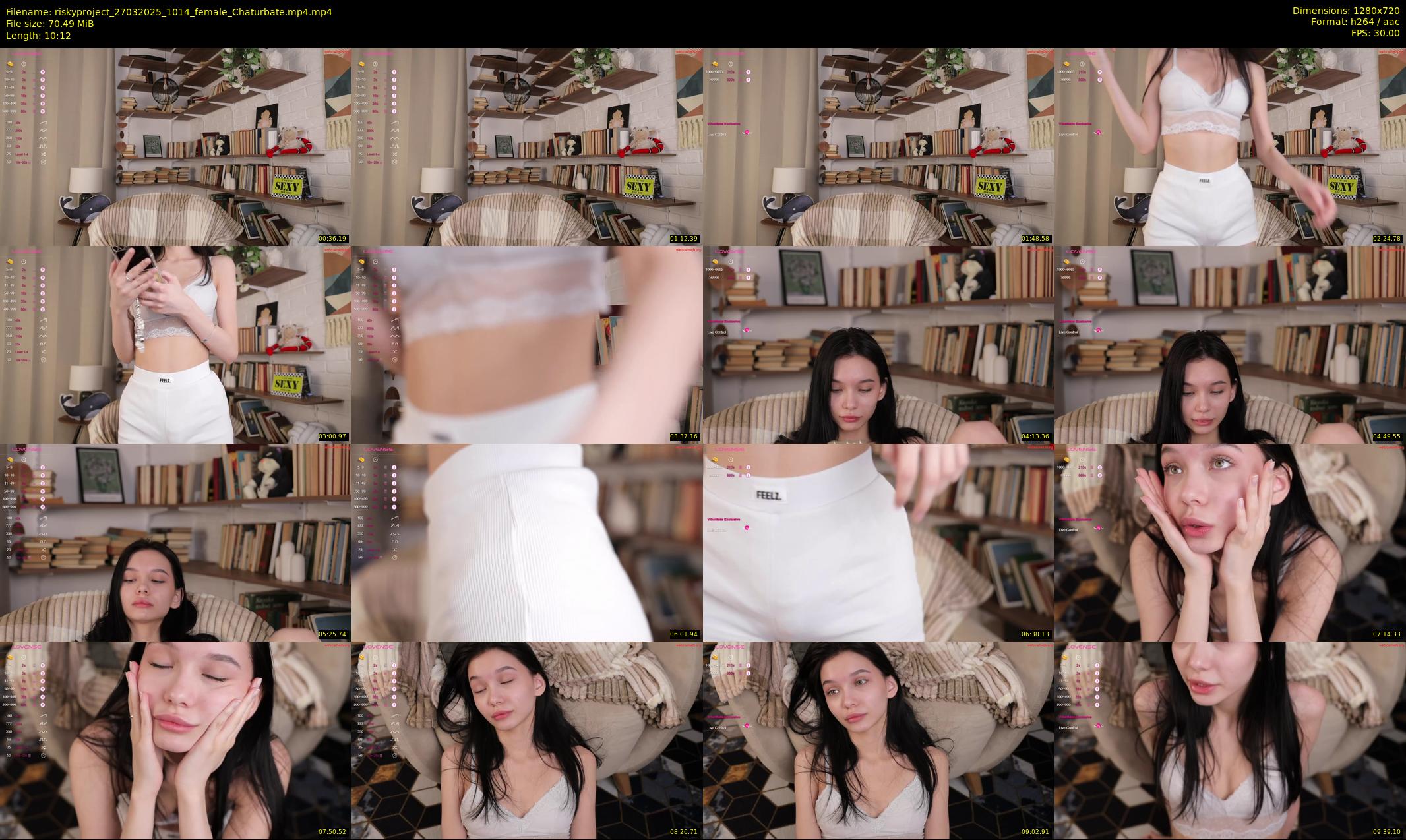 riskyproject — 11 minute Chaturbate couple cam show recording, 720p, Mar 27, 2025
