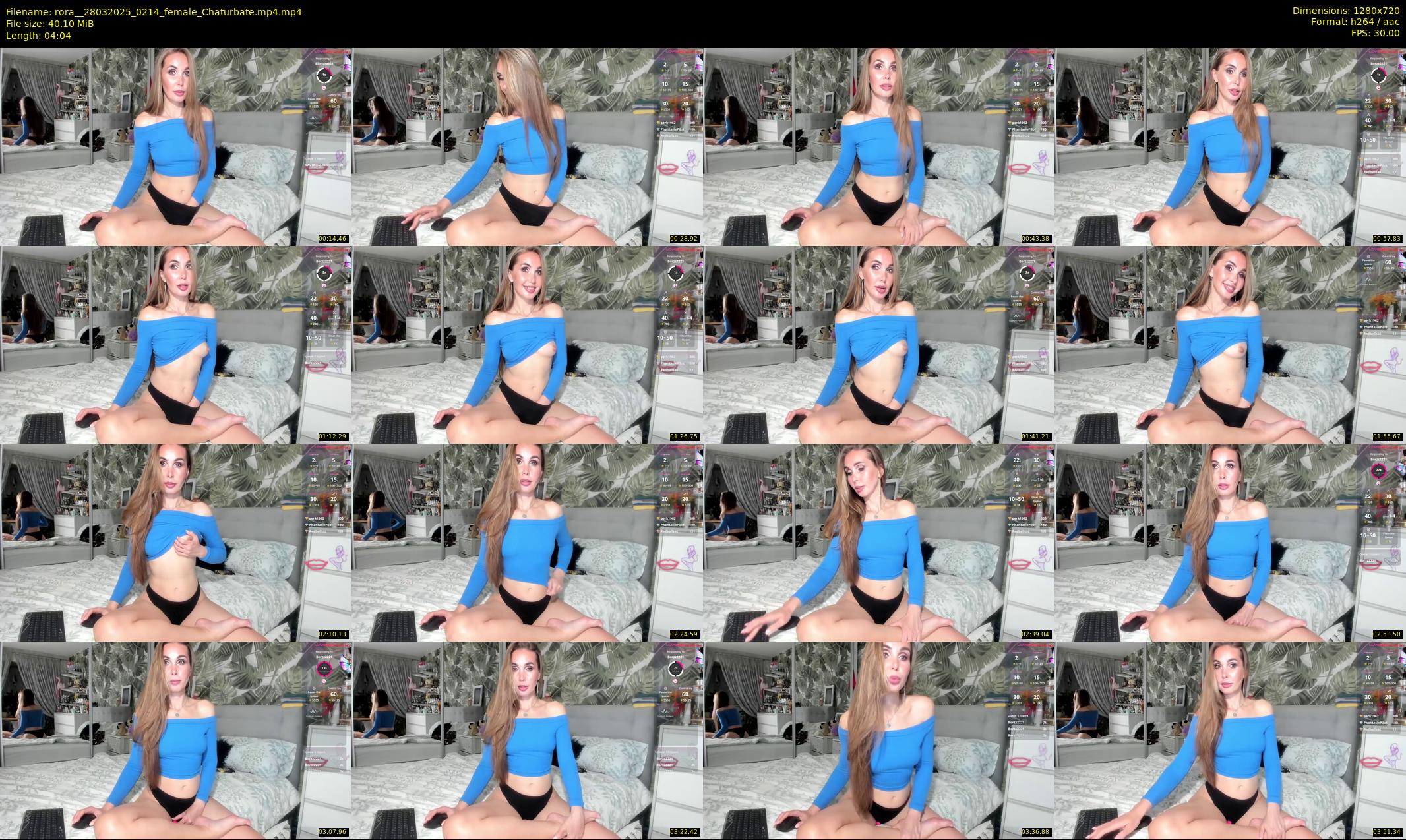 rora_ — 5 minute Chaturbate female cam show recording, 720p, Mar 28, 2025